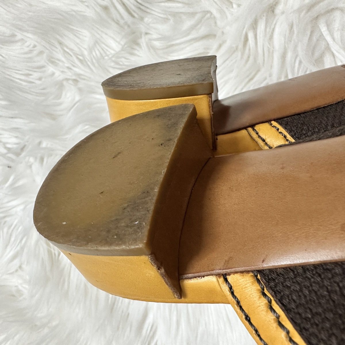 Prada PRADA Patent Leather Block Heel women’s Size US 7 / IT 37 - 8 Thumbnail