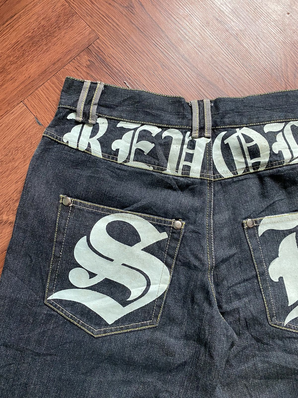 Japanese Brand Octopus Army Jeans Size US 34 / EU 50 - 6 Thumbnail