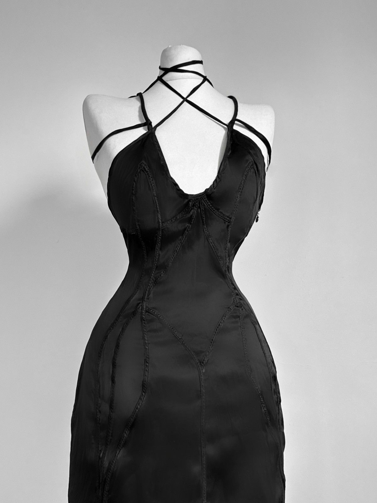 Roberto Cavalli Roberto Cavalli Runway Open-Back Silk Evening Dress Size M / US 6-8 / IT 42-44 - 8 Thumbnail