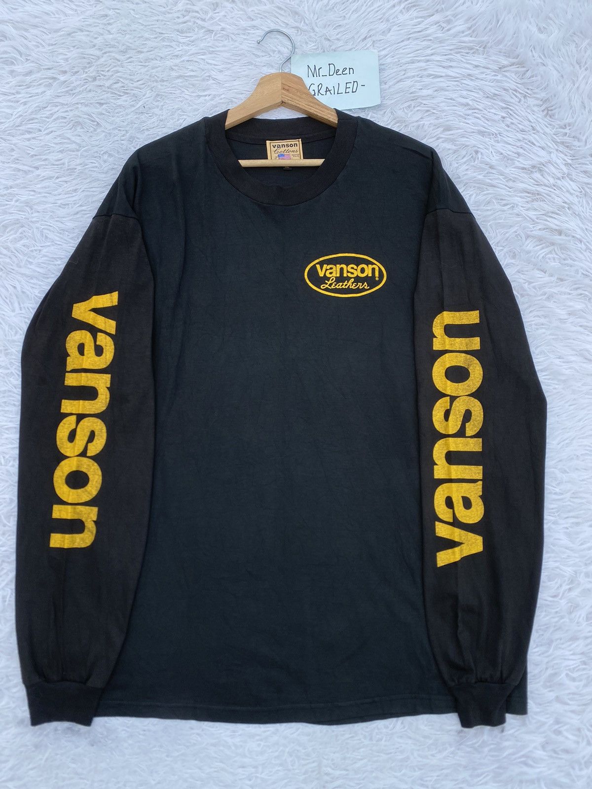 Vanson Leathers Rare Vintage 90s Vanson Leather Longsleeve Tshirt Size US XL / EU 56 / 4 - 1 Thumbnail
