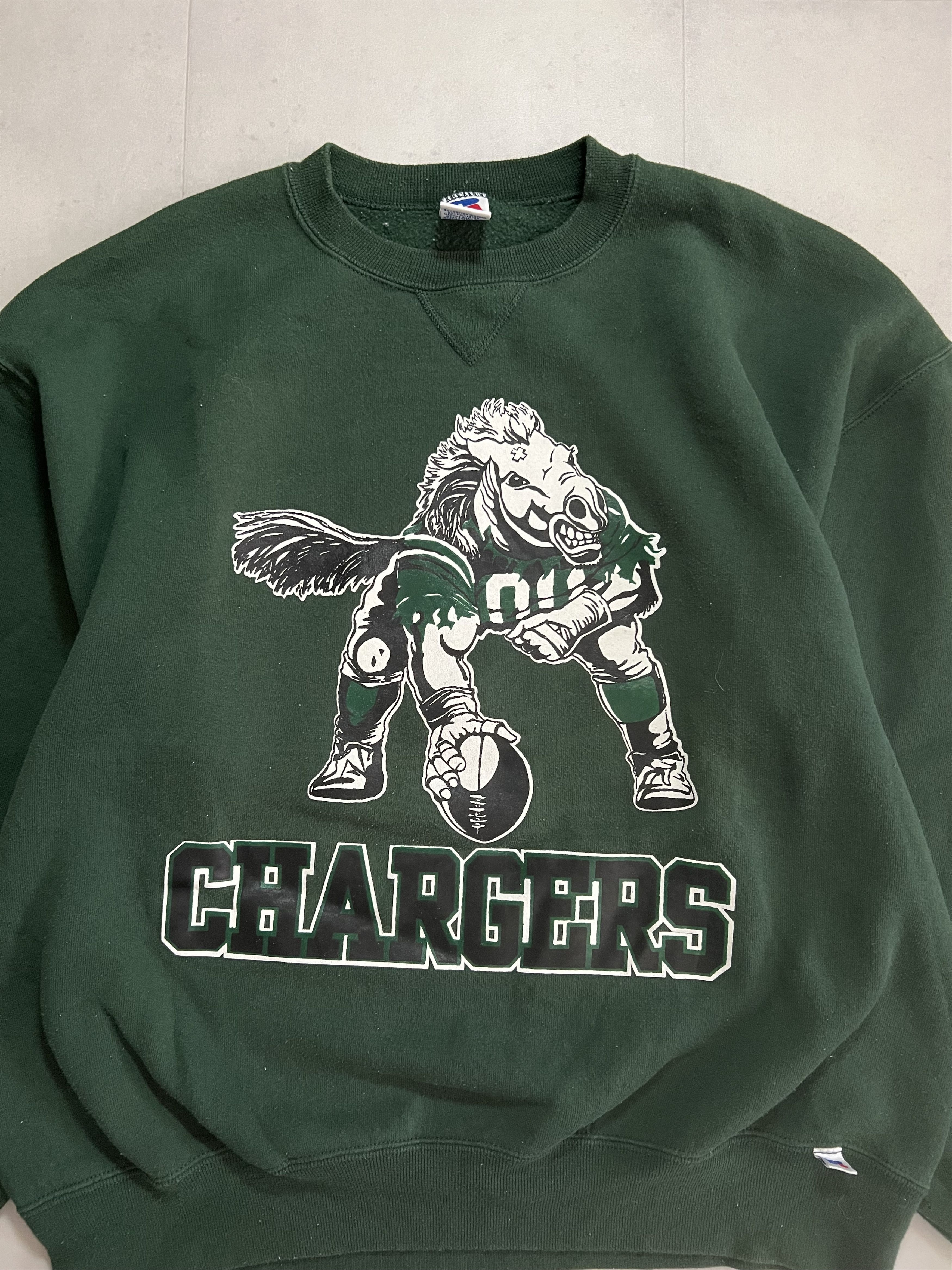 Russell Athletic × Vintage Vintage 90s Russell Chargers Crewneck Size US L / EU 52-54 / 3 - 2 Thumbnail