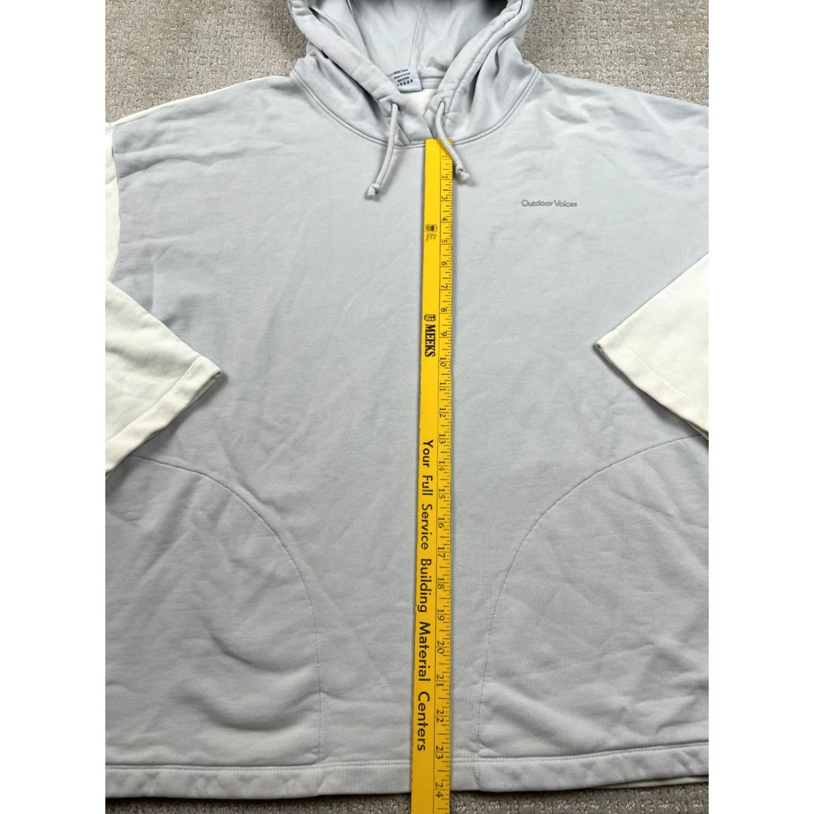 Outdoor Voices Outdoor Voices Hoodie Womens M Gray 2 Tone Pullover Activewear Logo Shirt? Size M / US 6-8 / IT 42-44 - 4 Thumbnail
