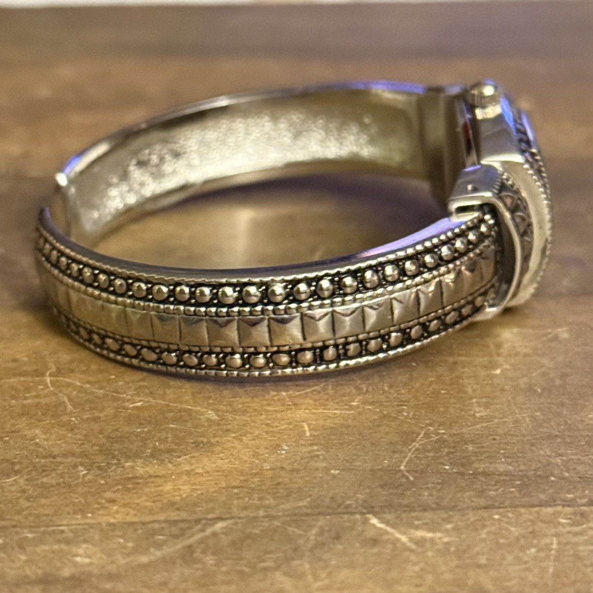 Other Jean Marc silver tone hinged cuff bangle watch Size ONE SIZE - 5 Thumbnail