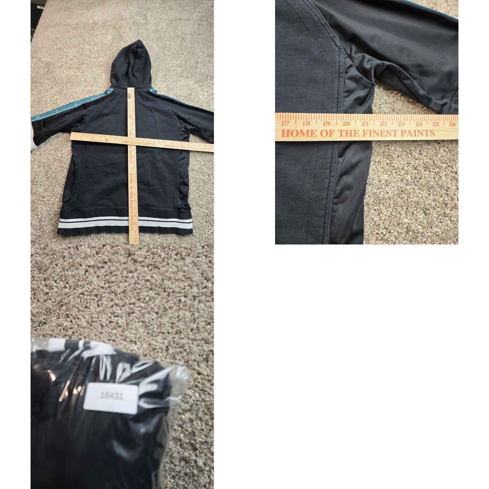 Onitsuka Tiger Onitsuka Tiger Hoodie Mens Small Black Pullover Long Sleeve Crew Neck Logo Pocket Knit Cotton Blend Regular Size US S / EU 44-46 / 1 - 9 Thumbnail
