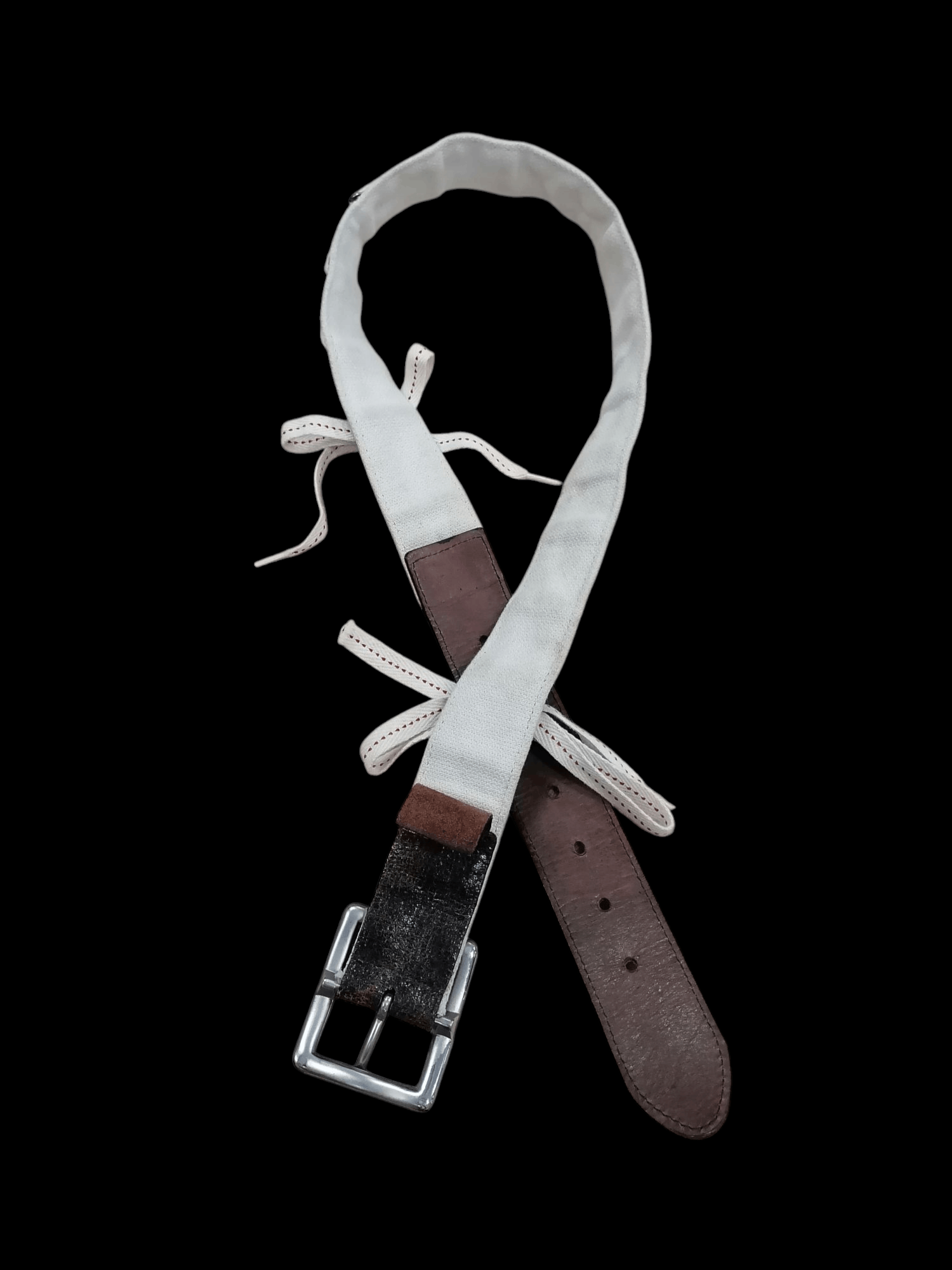 If Six Was Nine × Le Grande Bleu (L.G.B.) × Marithe + Francois Girbaud Marithe Francois Girbaud MFG Lace Selvedge Belts Size ONE SIZE - 8 Thumbnail