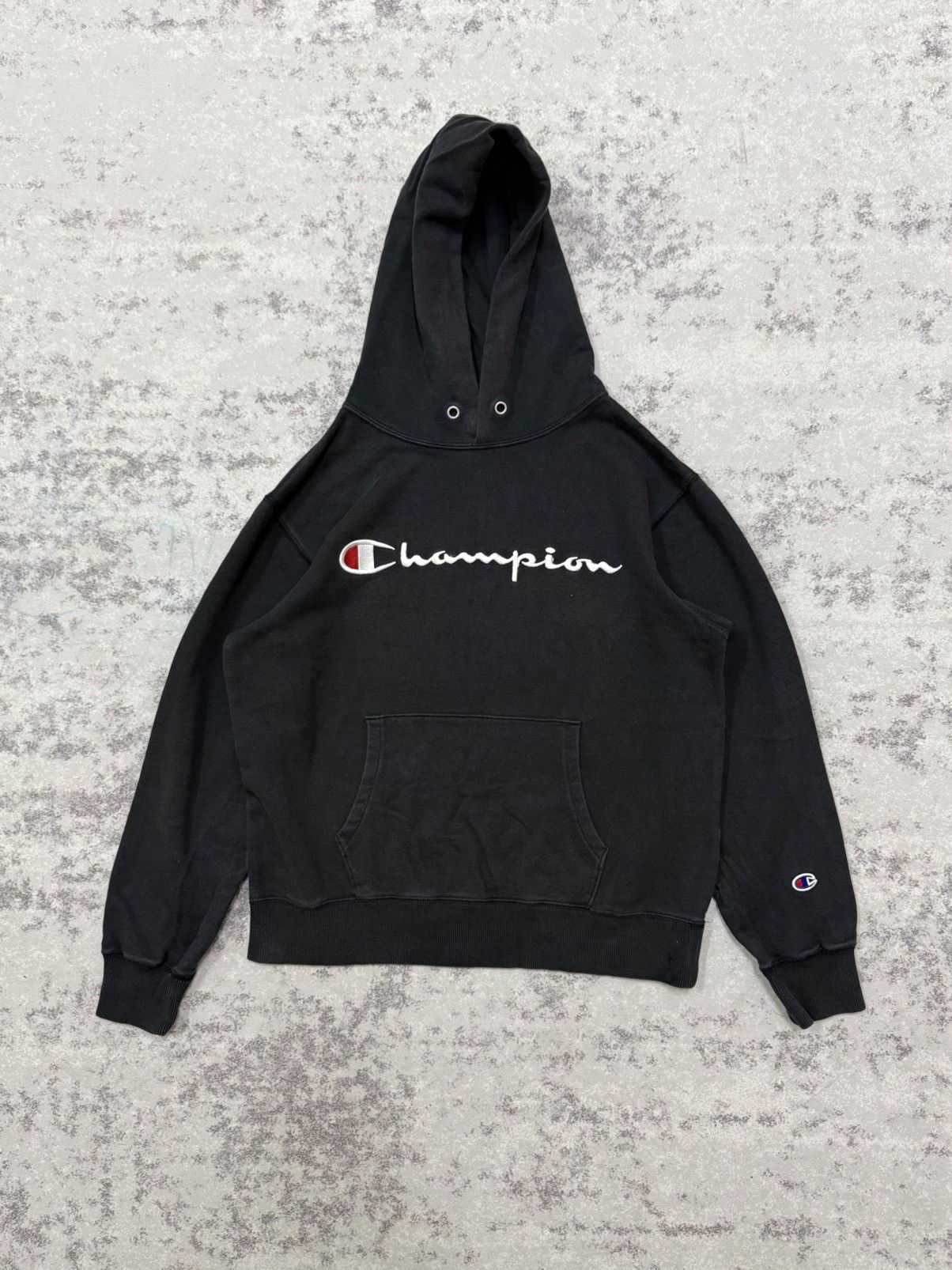 Champion Champion Emroidery Logo Cropped Pullover Sweater Hoodie Size S / US 4 / IT 40 - 3 Thumbnail