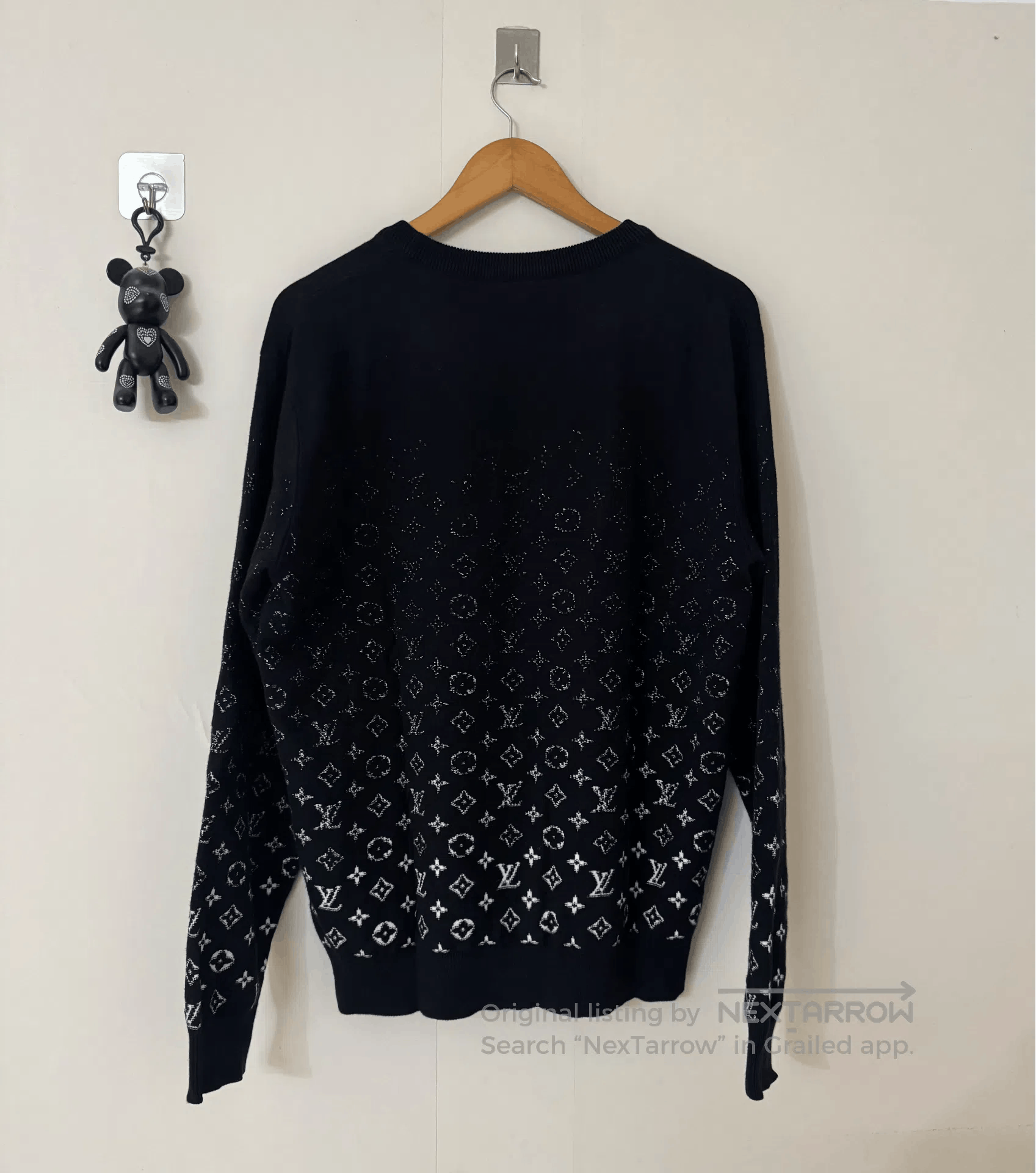 Louis Vuitton black and white gradient patterned sweater. Size US L / EU 52-54 / 3 - 2 Thumbnail