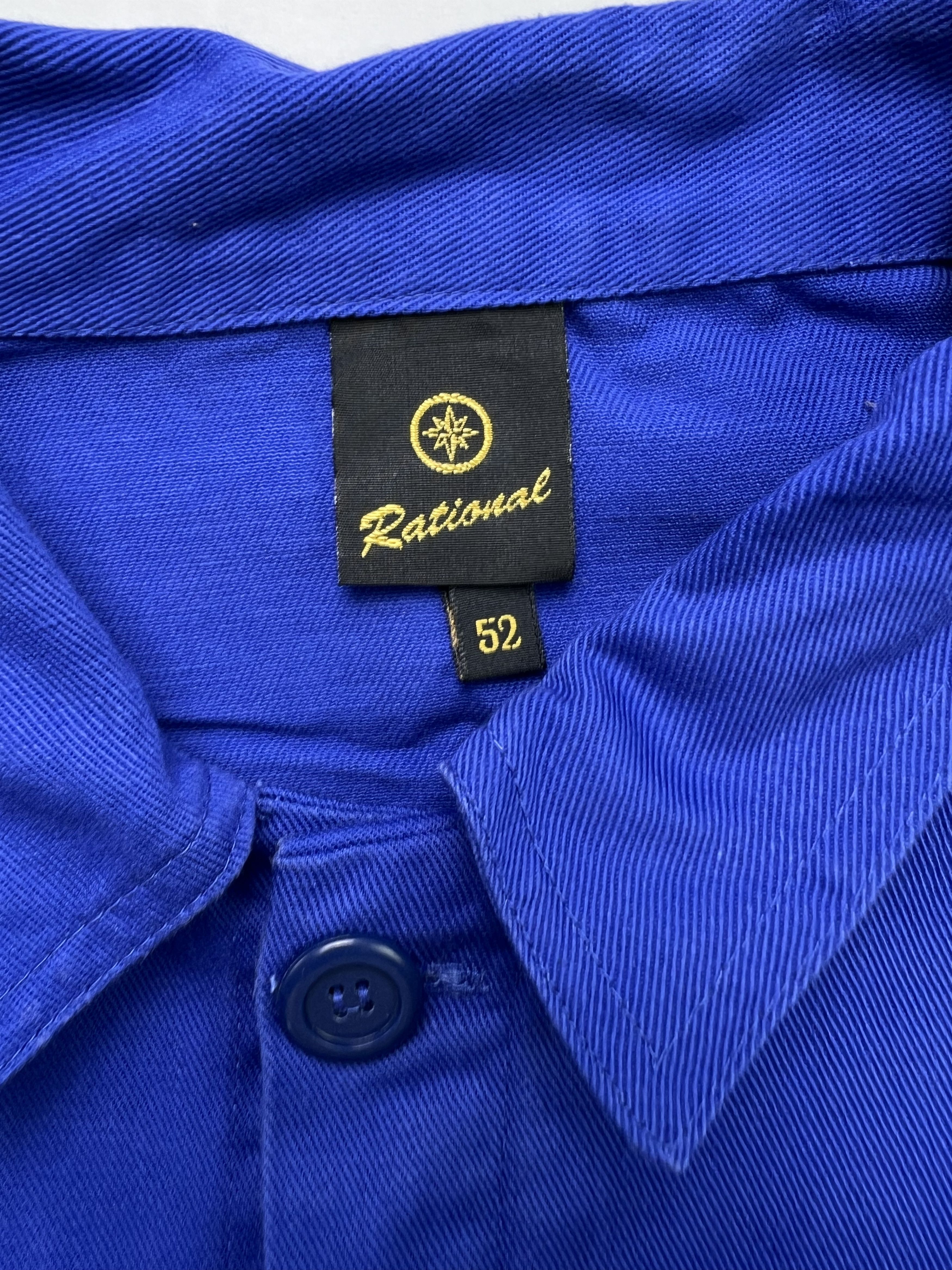 Vintage French Work Chore Jacket Vintage Bleu De Travail Size US L / EU 52-54 / 3 - 3 Thumbnail