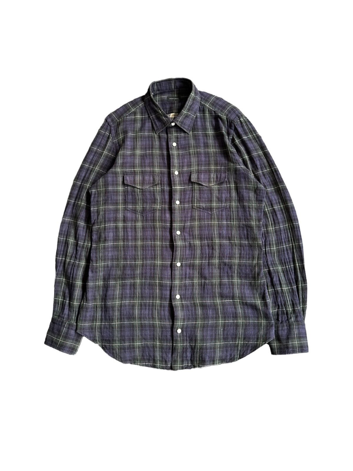 Boglioli Boglioli checker double layer shirt Size US M / EU 48-50 / 2 - 1 Thumbnail