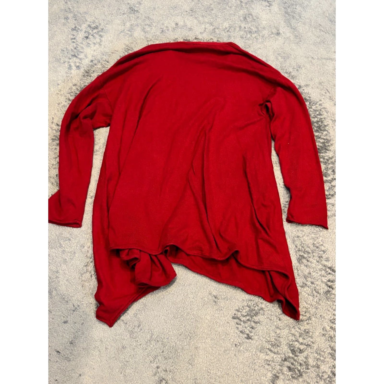 J. Jill J Jill Purejill Cardigan Open Duster Red XL Long Sleeve Womens Sweater Size XL / US 12-14 / IT 48-50 - 5 Thumbnail