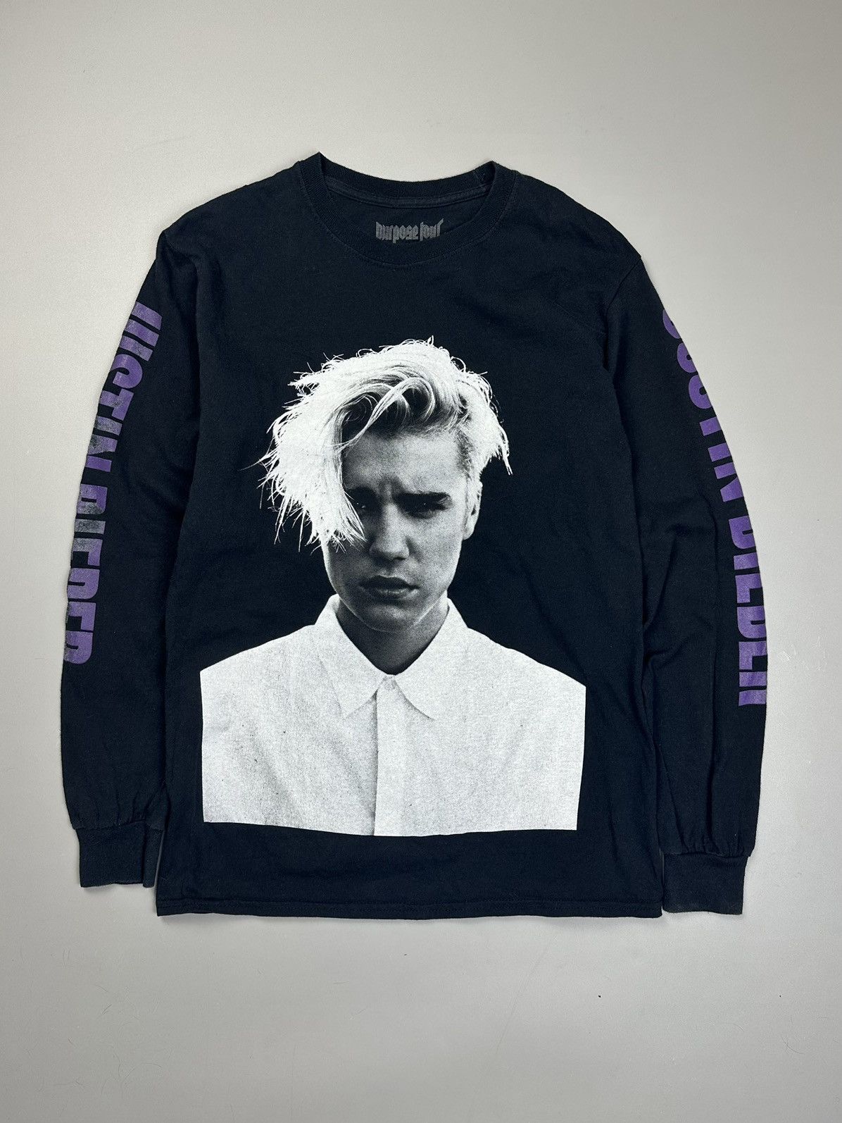 Justin Bieber Unisex Justin Bieber Purpose Tour Merch Longsleeve Size US M / EU 48-50 / 2 - 1 Thumbnail