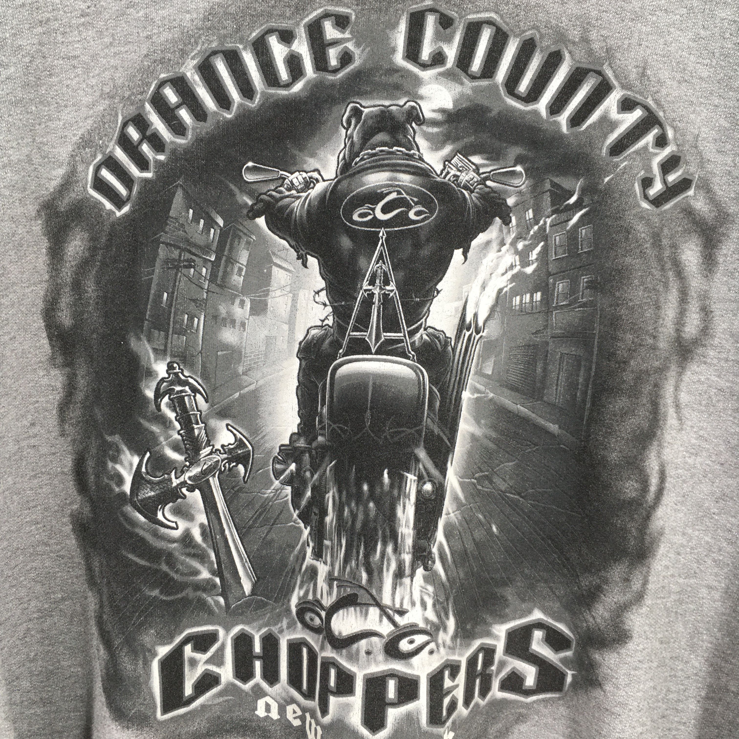 Habitat × Vintage Vintage 90s Orange County Choppers Gray Sweatshirt Large Size US L / EU 52-54 / 3 - 4 Thumbnail