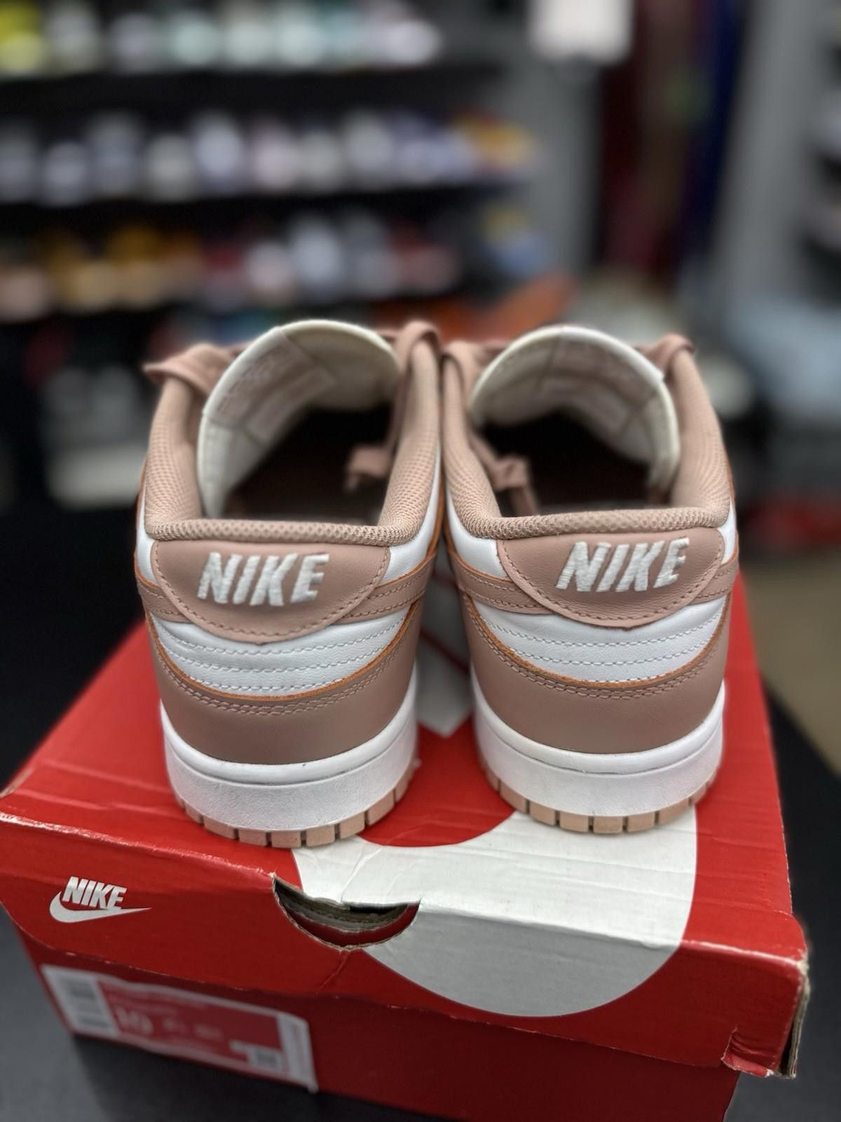 Nike Size 11.5W - Nike Dunk Low Rose Whisper Pink White Leather Size US 11.5 / IT 41.5 - 5 Thumbnail