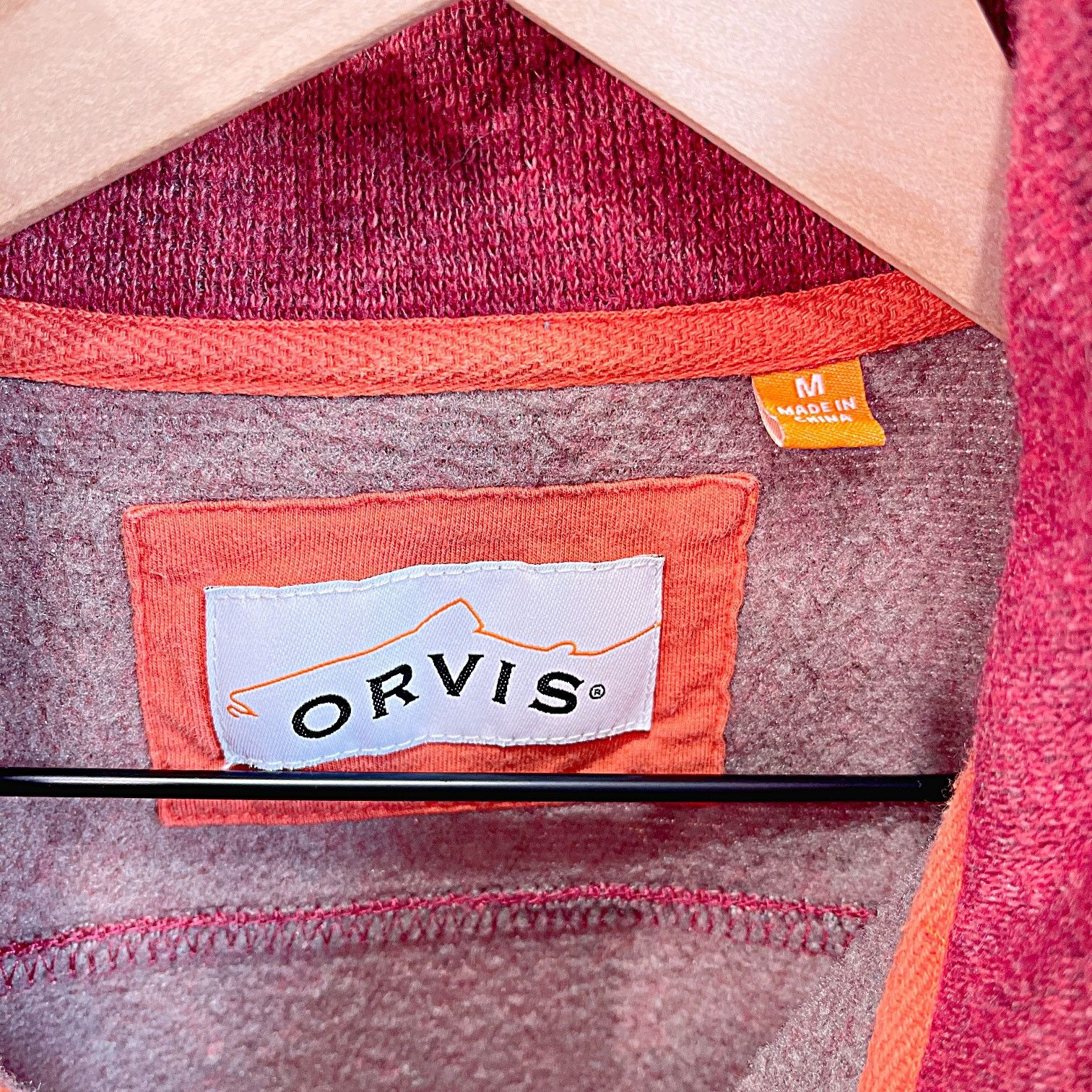 Orvis Orvis Full Zip Knit Vest Jacket Red Wool Blend Mens Medium Size US M / EU 48-50 / 2 - 5 Thumbnail