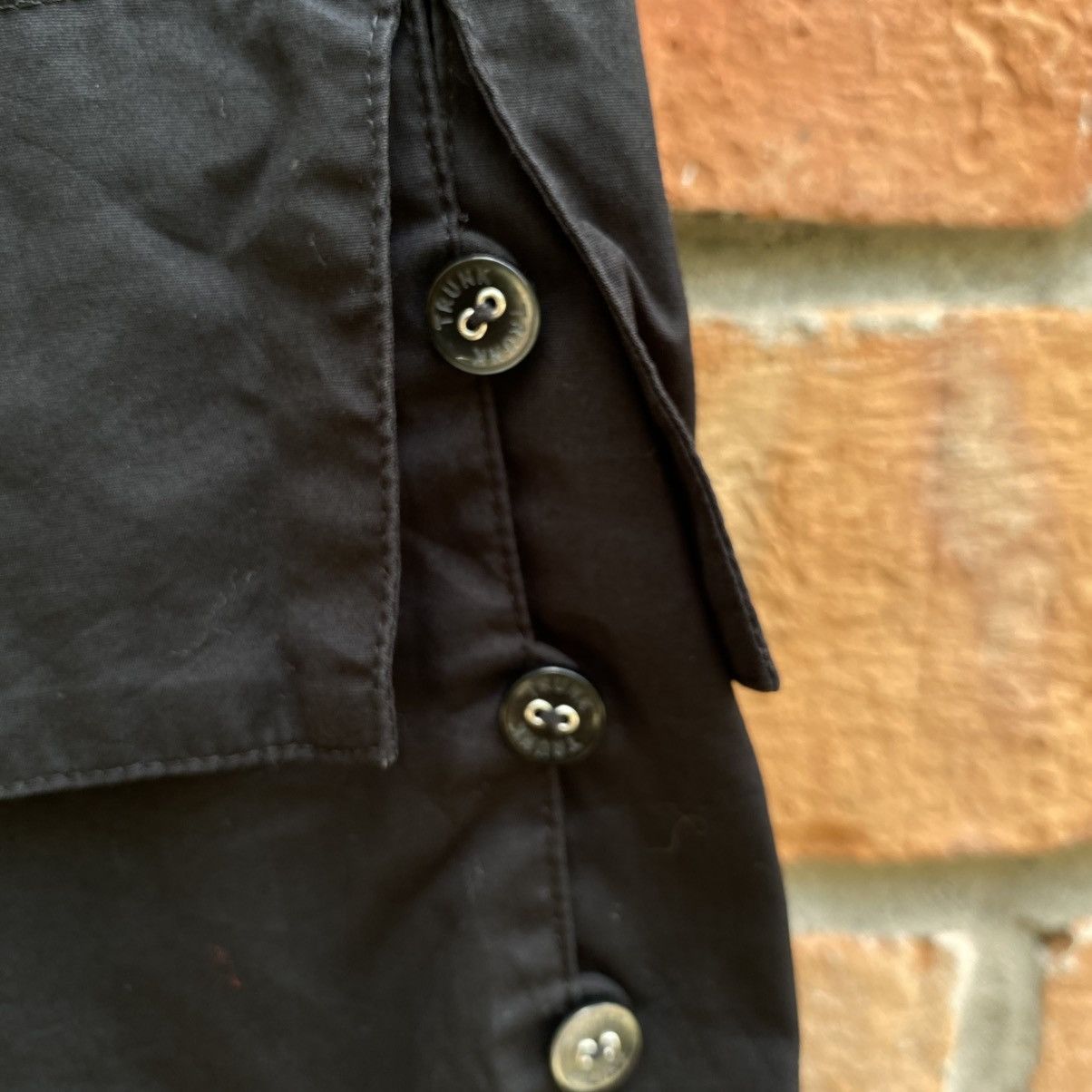Trunk Ltd TRUNK Black Long-Sleeve Collared Shirt Size XS / US 0-2 / IT 36-38 - 21 Thumbnail
