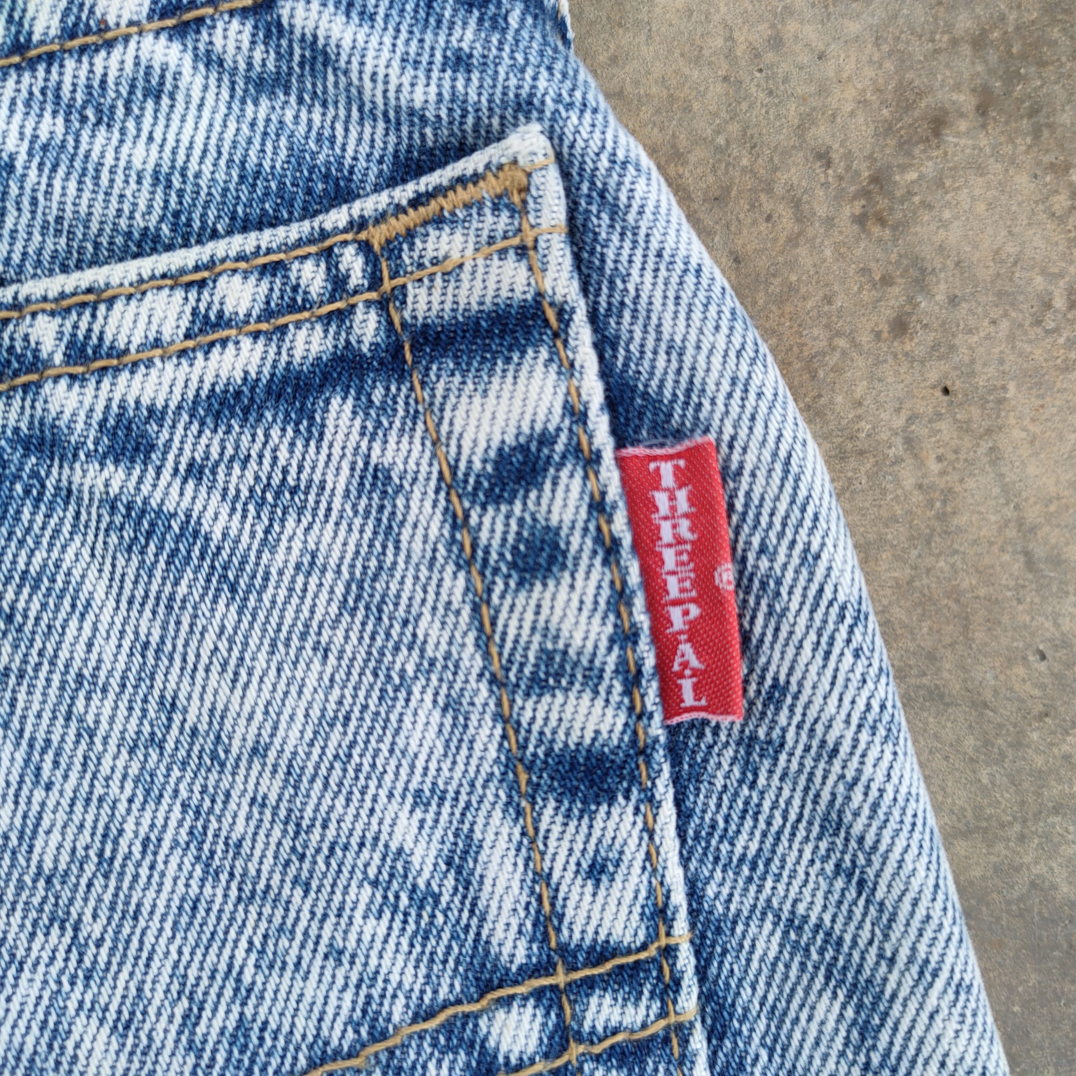 Japanese Brand × Jean × Vintage VINTAGE THREE PAI FADED ACID WASH JEANS PANTS Size US 29 - 14 Thumbnail