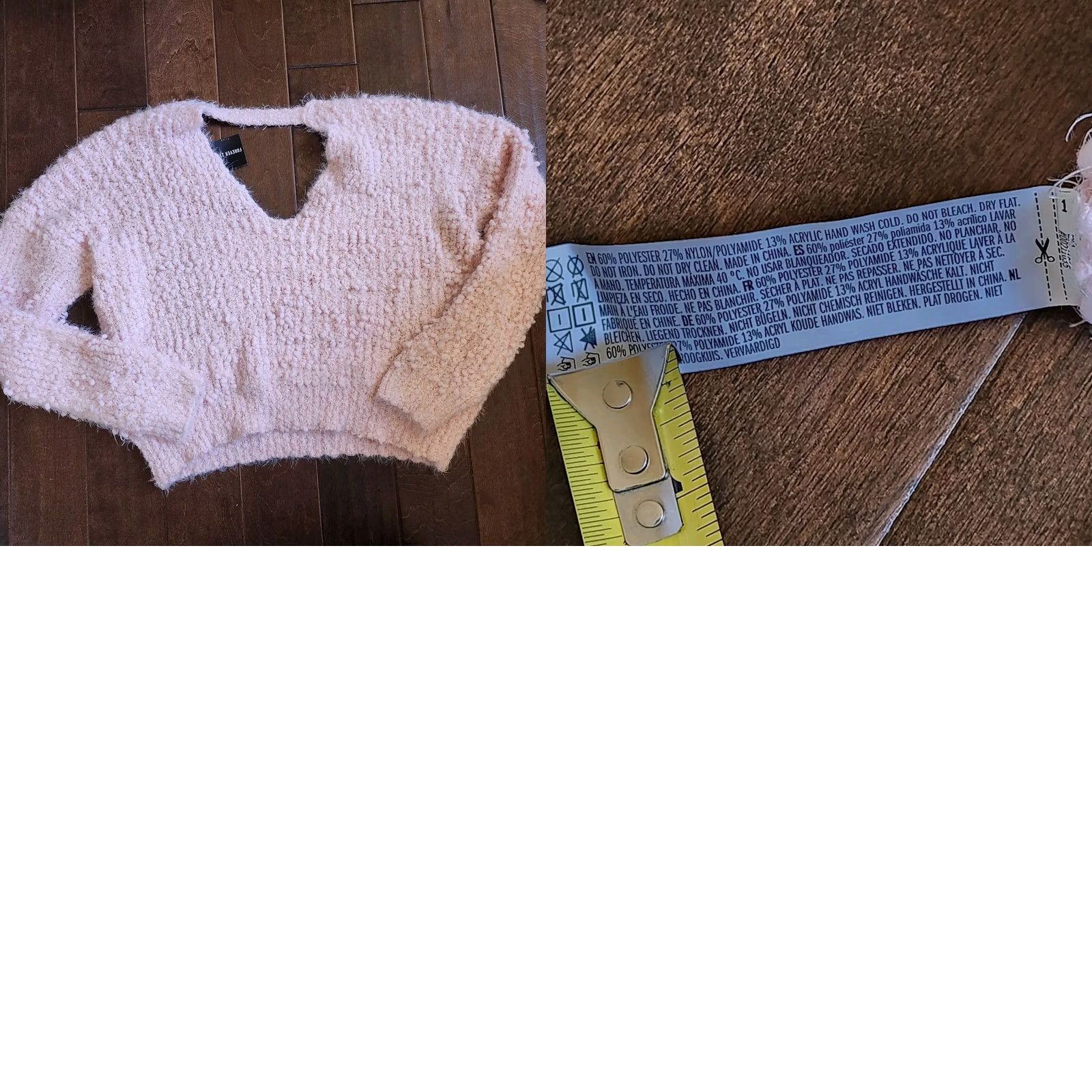 Forever 21 FOREVER 21 Pink V-Neck Keyhole Sweater 3X Plus Women Pullover Knit NWT Casual Long Sleeve Autumn Winter Sexy Womens Size XXL / US 16-18 / IT 52-54 - 10 Thumbnail