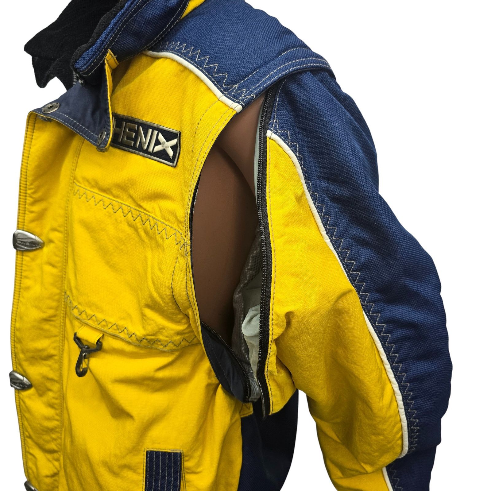 Phenix × Vintage PHENIX Ski Jacket 90s Packable hood Detachable sleeve Zip-up Size US XL / EU 56 / 4 - 7 Thumbnail