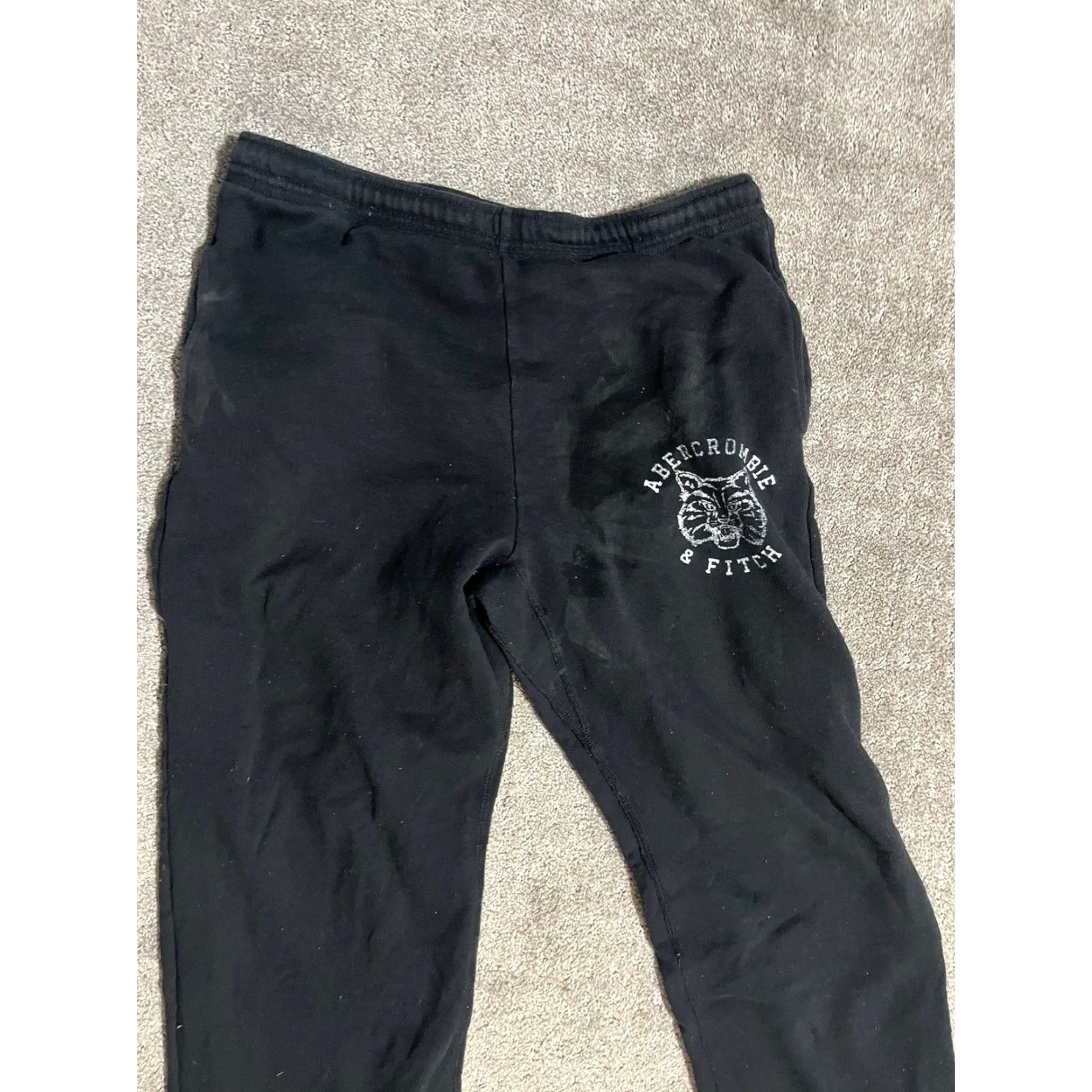 Abercrombie & Fitch Abercrombie & Fitch Black Jogger Pants Small Womens Size 28" / US 6 / IT 42 - 2 Thumbnail