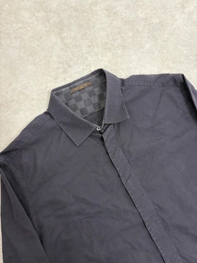 Louis Vuitton Louis Vuitton Black Monogrammed Shirt Size US M / EU 48-50 / 2 - 5 Thumbnail