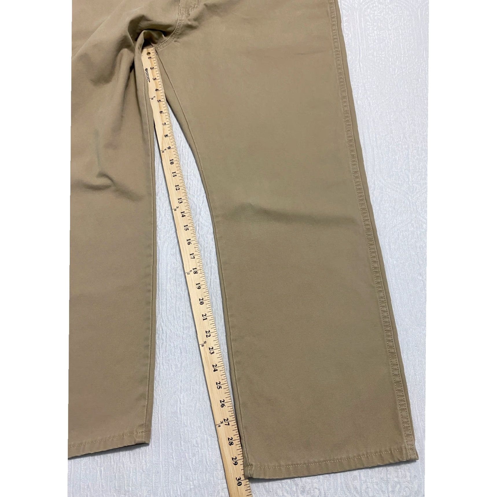 Wrangler VINTAGE Wrangler Canvas Pants Men's 40x30 Golden Khaki Wide Leg Size US 40 / EU 56 - 8 Thumbnail