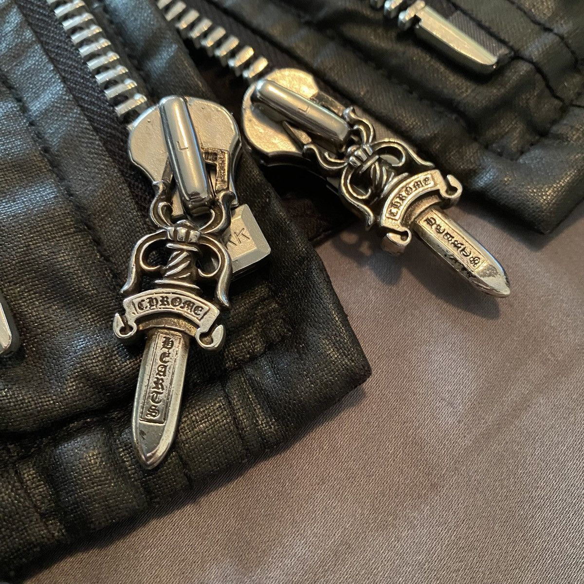 Chrome Hearts Chrome Hearts JJ Dean Waxed Denim Motorcycle Rider Jacket Size US XS / EU 42 / 0 - 3 Thumbnail