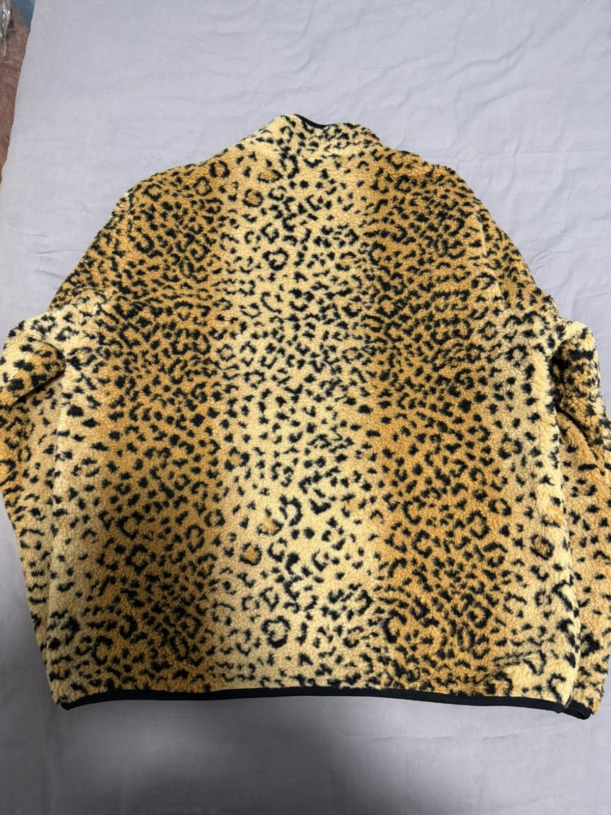 Supreme Supreme reversible yellow leopard fleece reversible Jacket Size US L / EU 52-54 / 3 - 4 Thumbnail