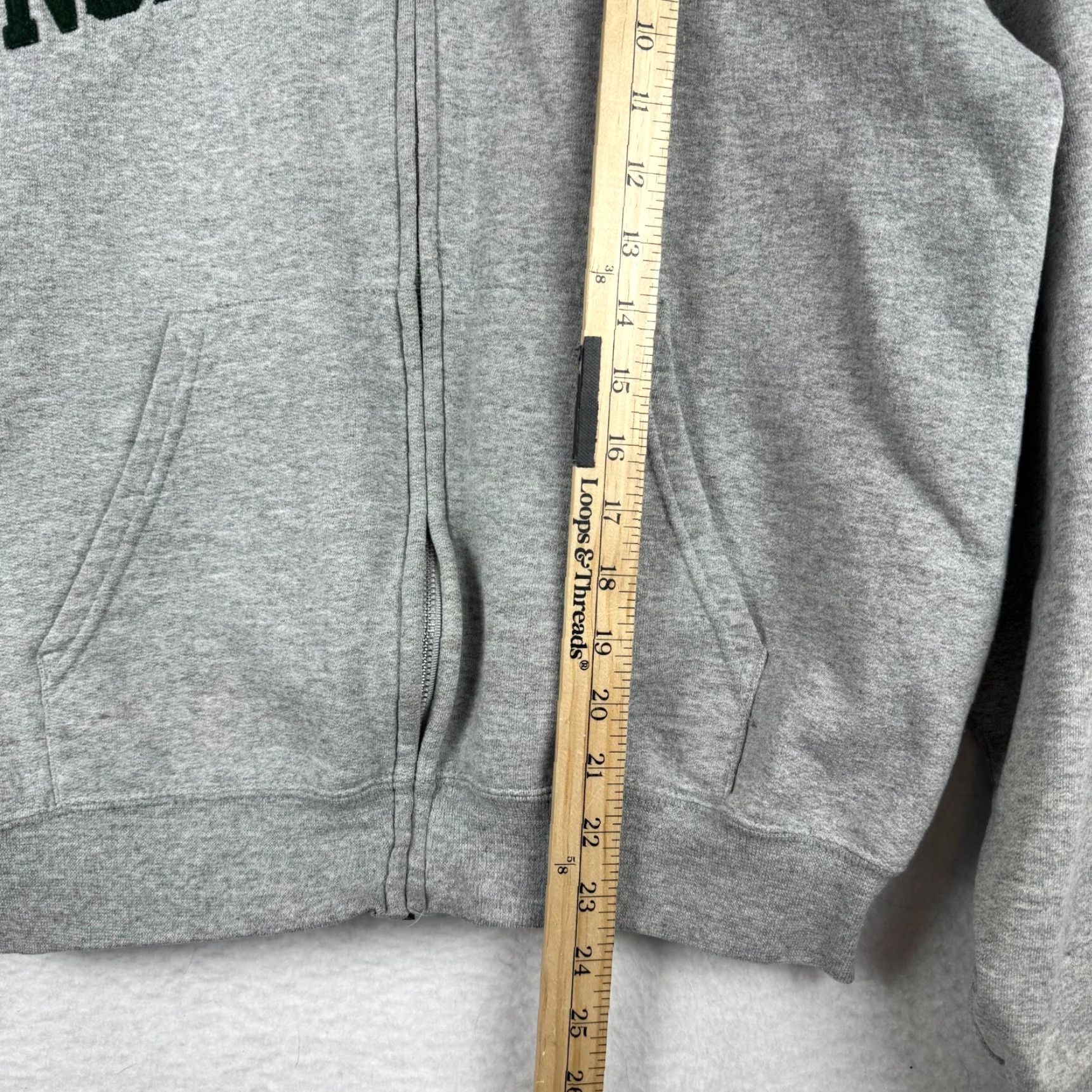 Champion VINTAGE Champion Hoodie North Texas Spell Out Zip Up Gray S Pullover Men Regular Size Small Zip Up Hoodie Jacket Size US S / EU 44-46 / 1 - 7 Thumbnail