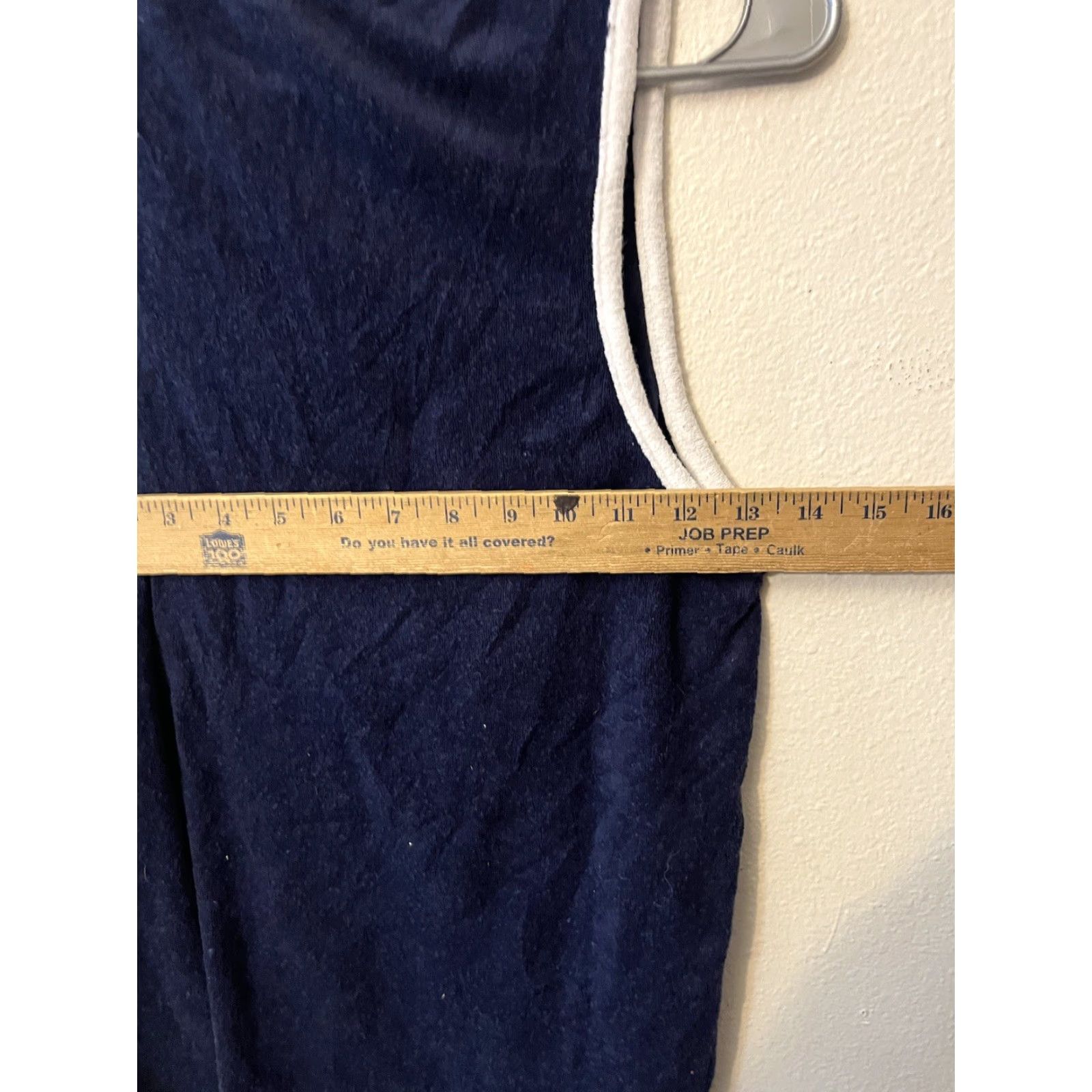 Lucky Brand Lucky Brand Sleep Shirt Sleeveless Blue Velour Tank Tee Womens S/S Size S Small Navy Stars Lounge Shirt Size S / US 4 / IT 40 - 4 Thumbnail