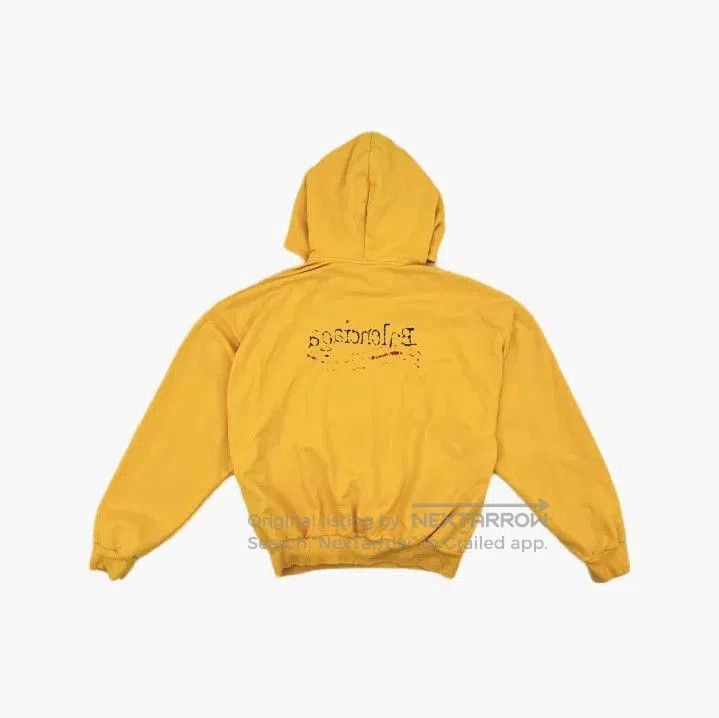 Balenciaga Balenciaga Yellow Logo Print Hooded Sweatshirt. Size US XS / EU 42 / 0 - 1 Thumbnail