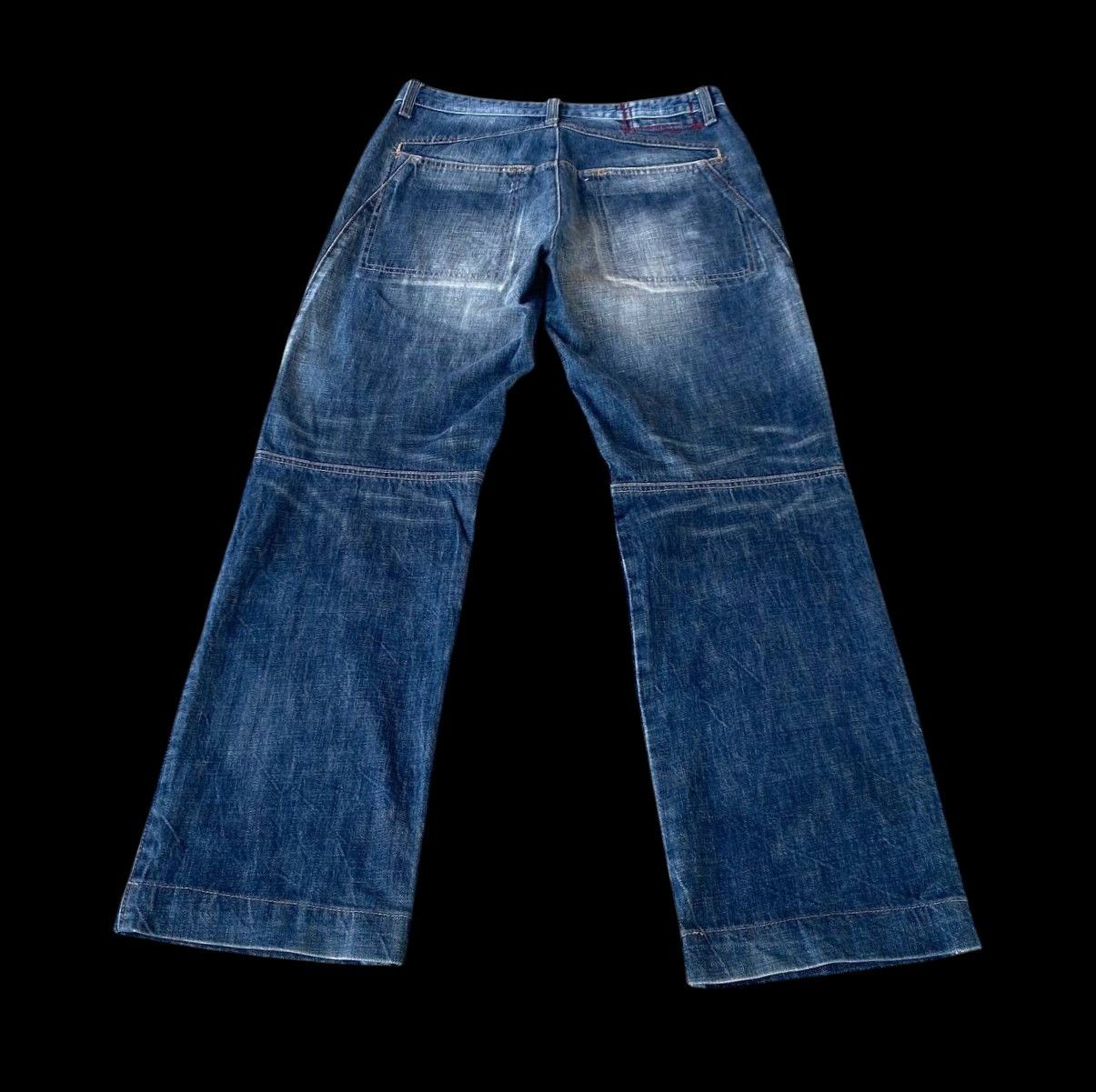 Marithe + Francois Girbaud Archival Marithé François Girbaud Panelled Technical Denim Size US 31 - 11 Thumbnail