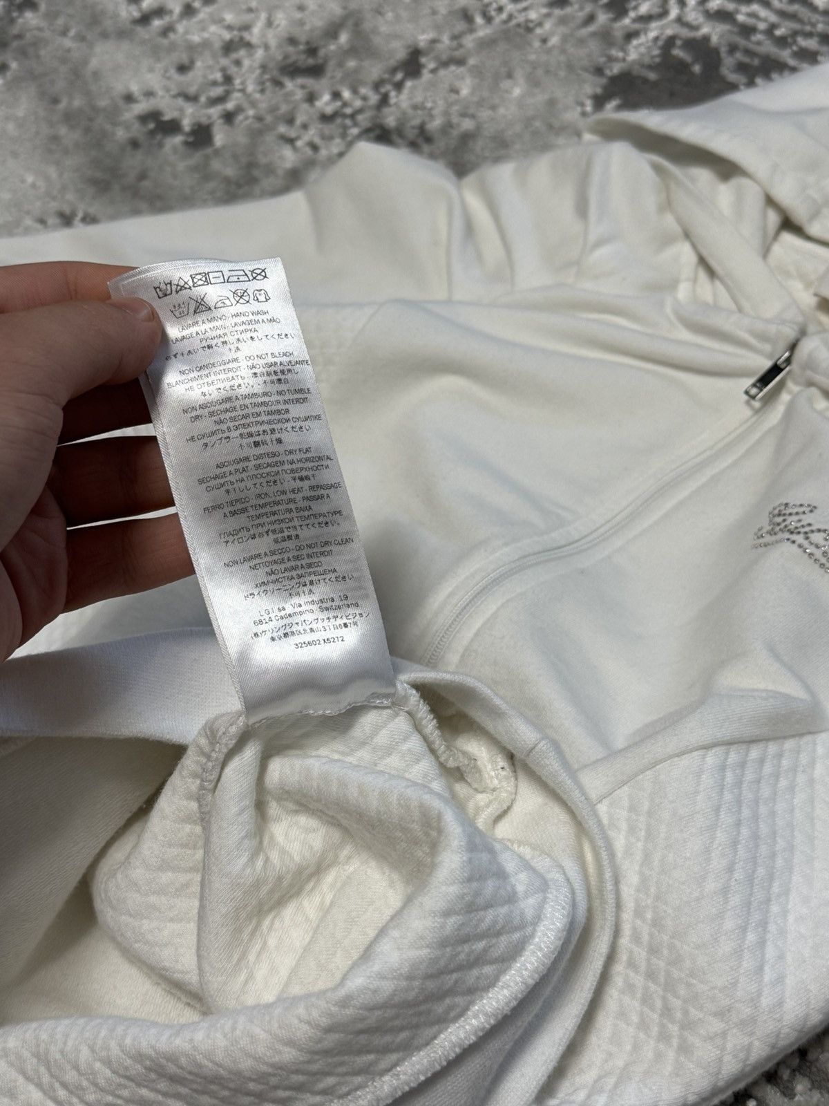 Gucci Gucci women luxury zip hoodie streetwear y2k white Size S / US 4 / IT 40 - 9 Thumbnail