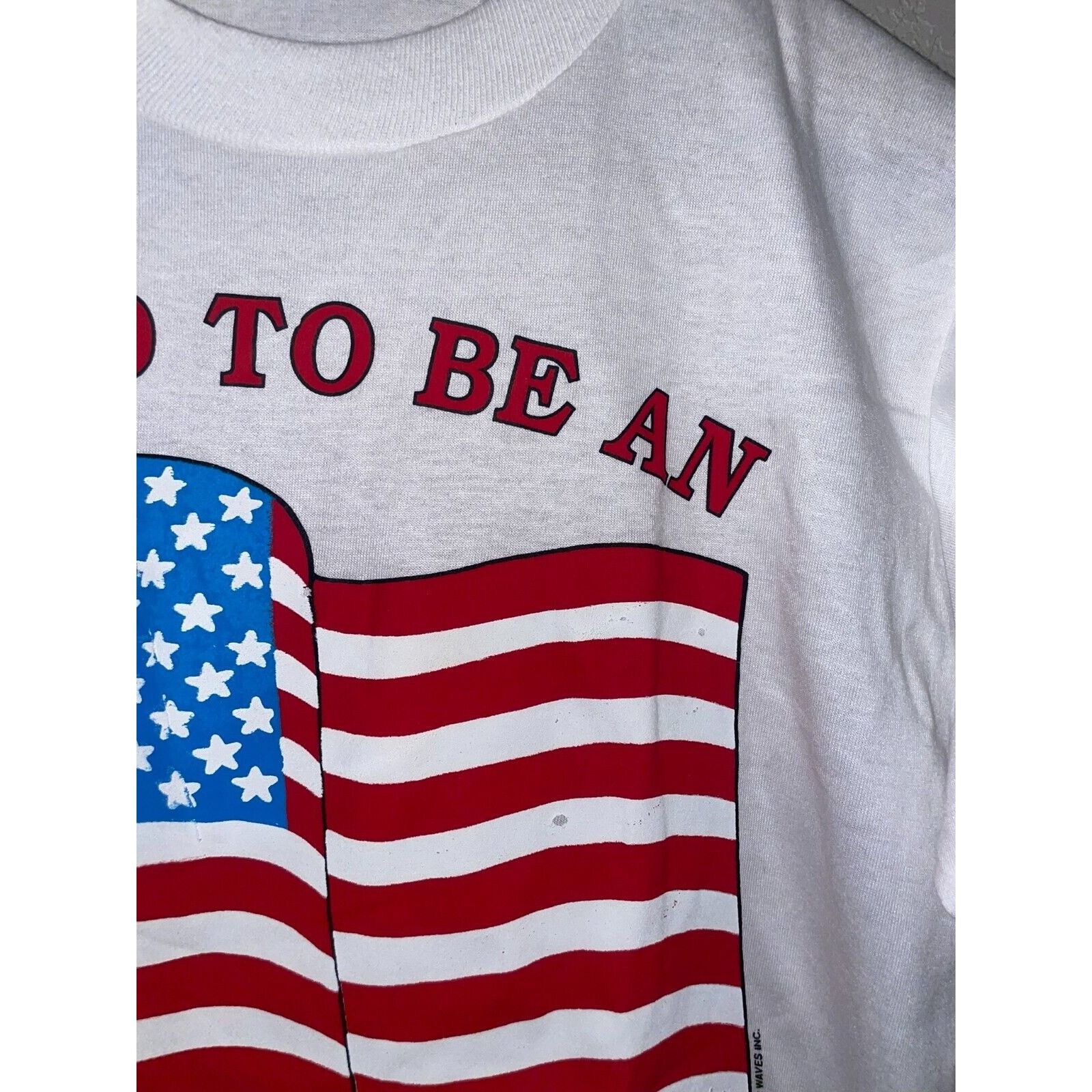 Jerzees Vintage America Shirt Proud Buy US Savings Bonds Tee 1991 M Size US M / EU 48-50 / 2 - 3 Thumbnail