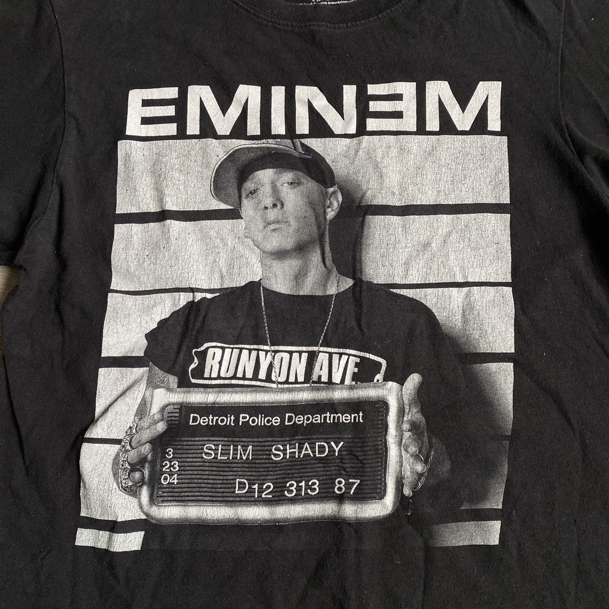 Band Tees AMAZING EMINEM SLIM SHADY WANTED DETROIT POLICE T SHIRT Size US M / EU 48-50 / 2 - 2 Thumbnail