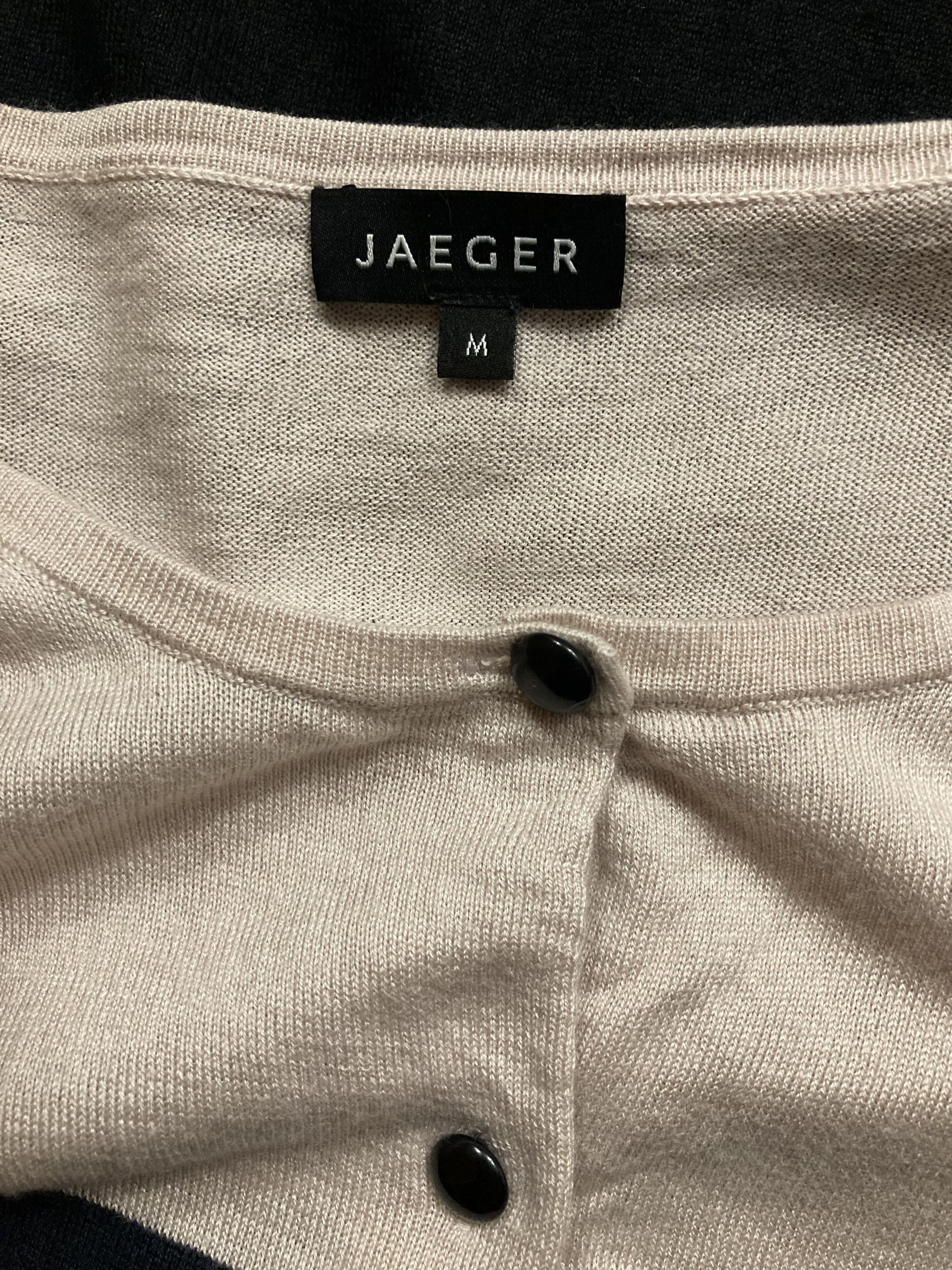 Jaeger Jaeger Light Silk Cashmere Cardigan Jumper Button Up Size M / US 6-8 / IT 42-44 - 3 Thumbnail