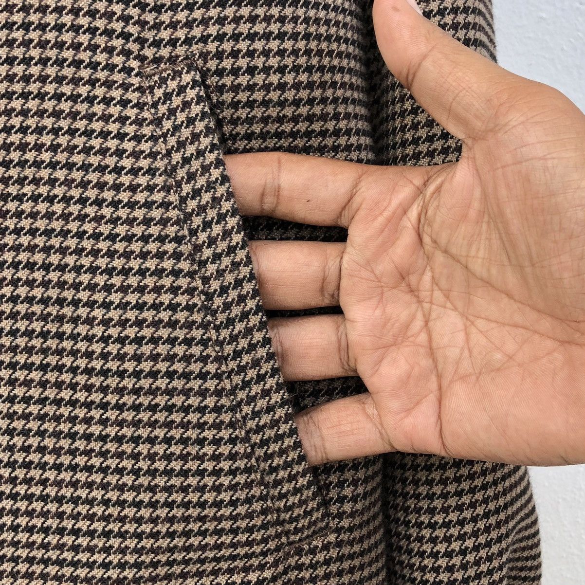 RAGEBLUE RAGEBLUE Thermolite Houndstooth Coach Work Jacket Size US L / EU 52-54 / 3 - 12 Thumbnail