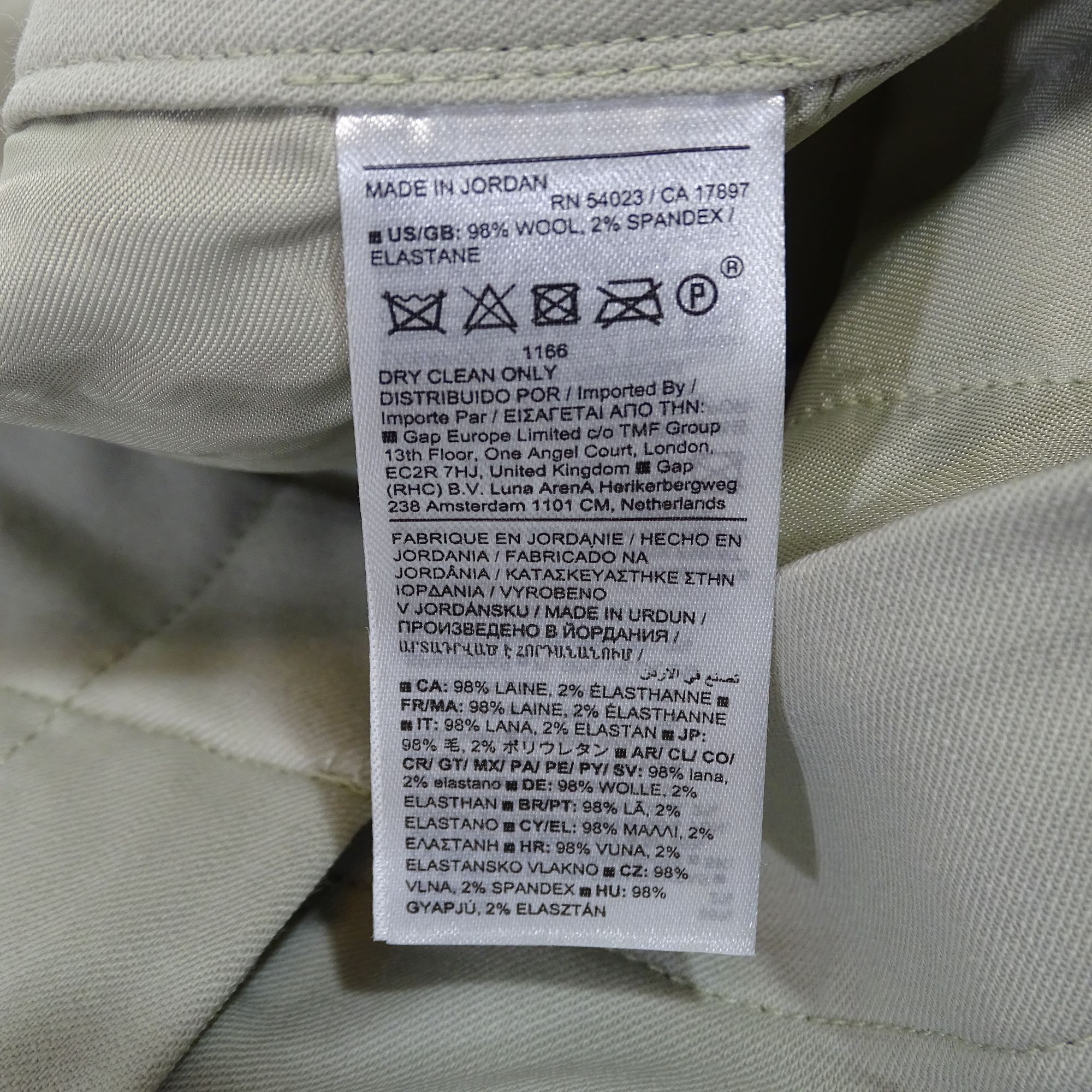 Banana Republic Banana Republic Women Wool Blend Wide Leg Pants Tan Size 4 Size 27" / US 4 / IT 40 - 6 Thumbnail