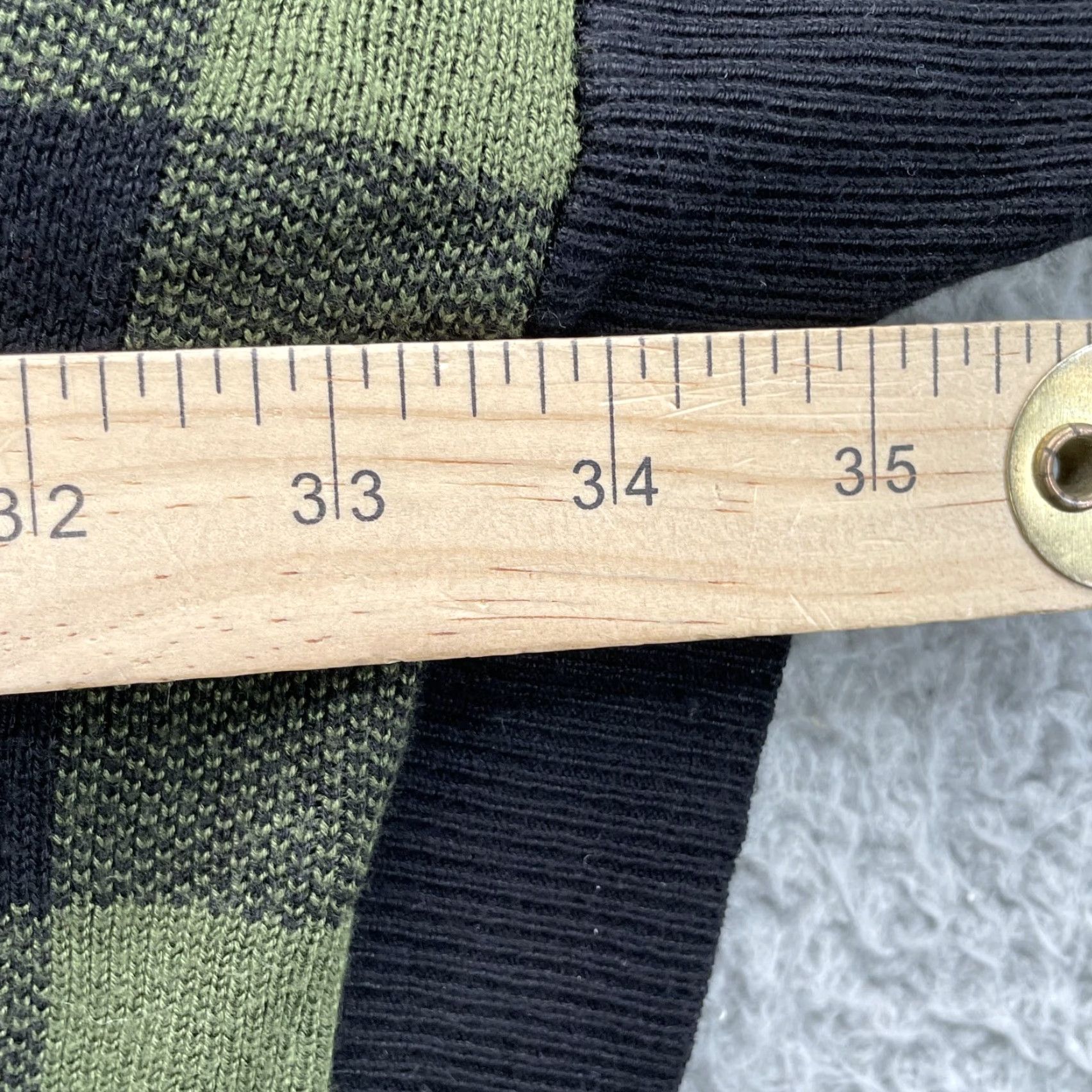 Vintage Joseph A. Sweater Top Women's 2X Cape Plaid Corpcore Fall Preppy Career Travel 90s Green Size XXL / US 16-18 / IT 52-54 - 4 Thumbnail