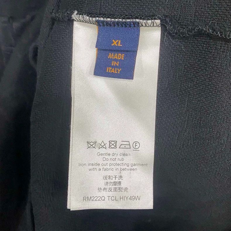 Louis Vuitton Black Short Sleeve Pocket Tshirt by LV-2506 Size US XL / EU 56 / 4 - 5 Thumbnail