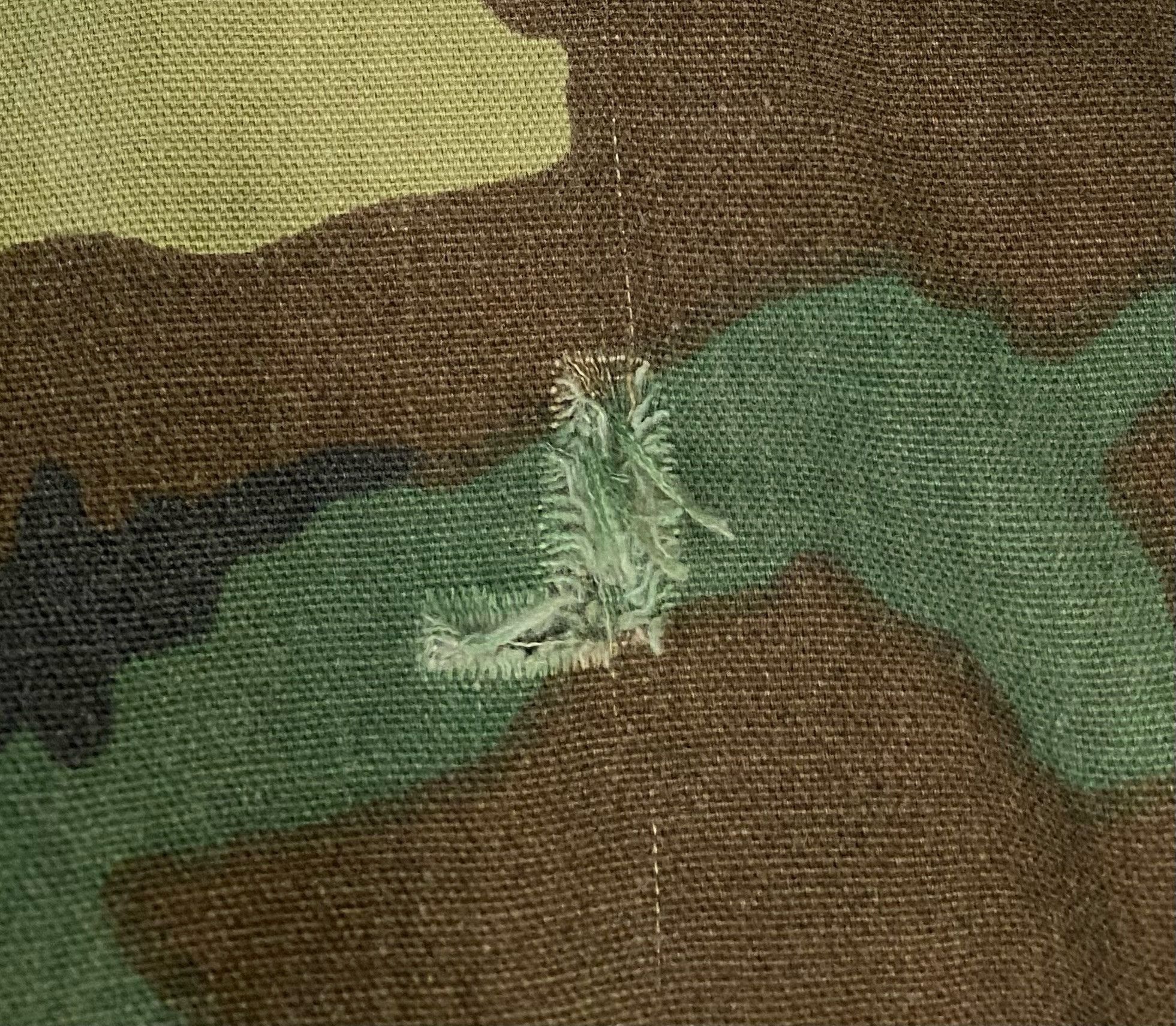Vintage 90’s Handmade Camouflage Button Front Distressed Pants 36 Size US 36 / EU 52 - 7 Thumbnail