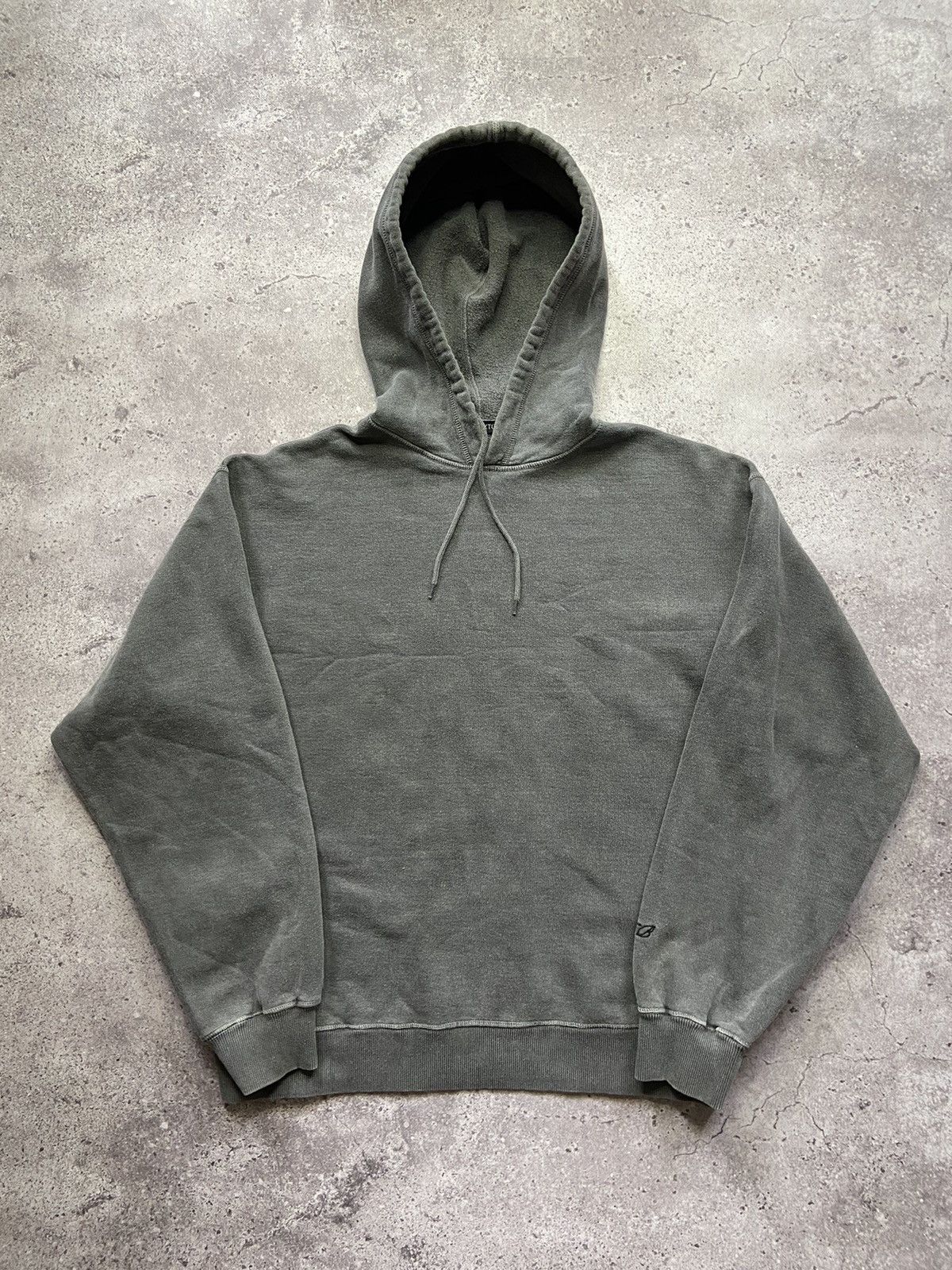 Cole Buxton Cole Buxton Washed Gray Warm Up Hoodie OverSize Size US S / EU 44-46 / 1 - 1 Thumbnail