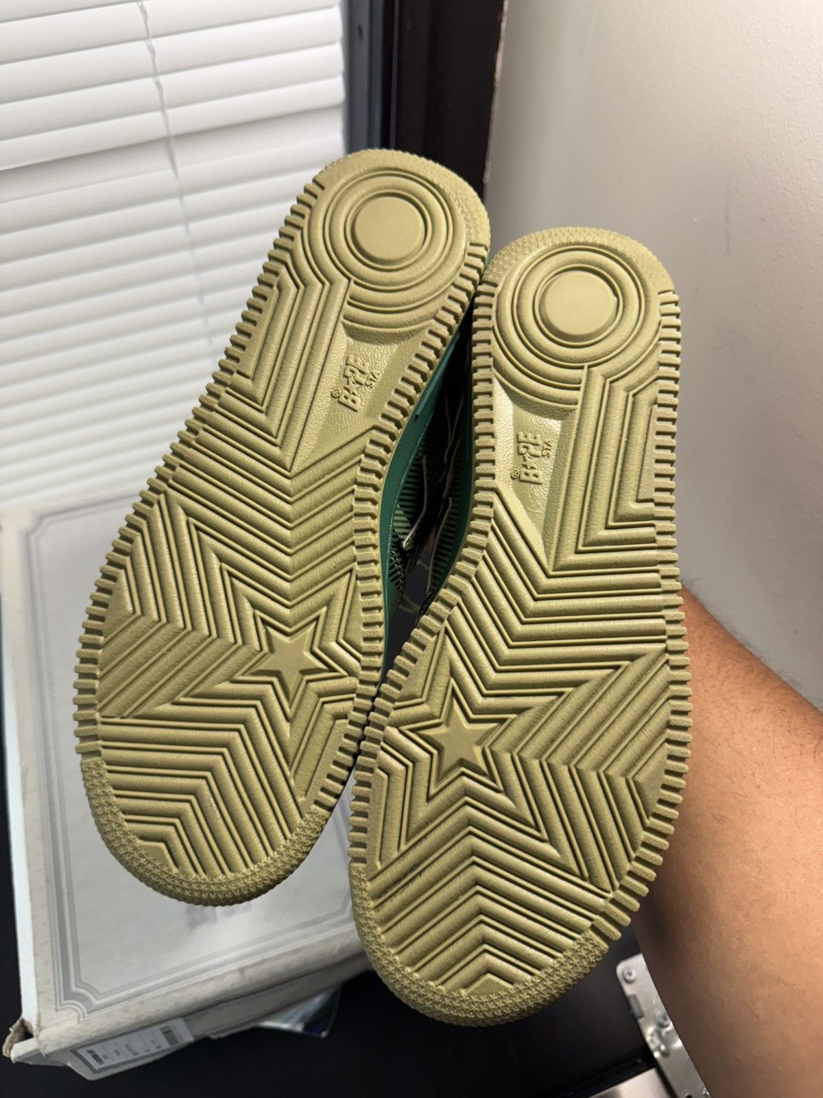 Bape Bapesta Green Check Shoes Size 9 Size US 9 / EU 42 - 13 Thumbnail