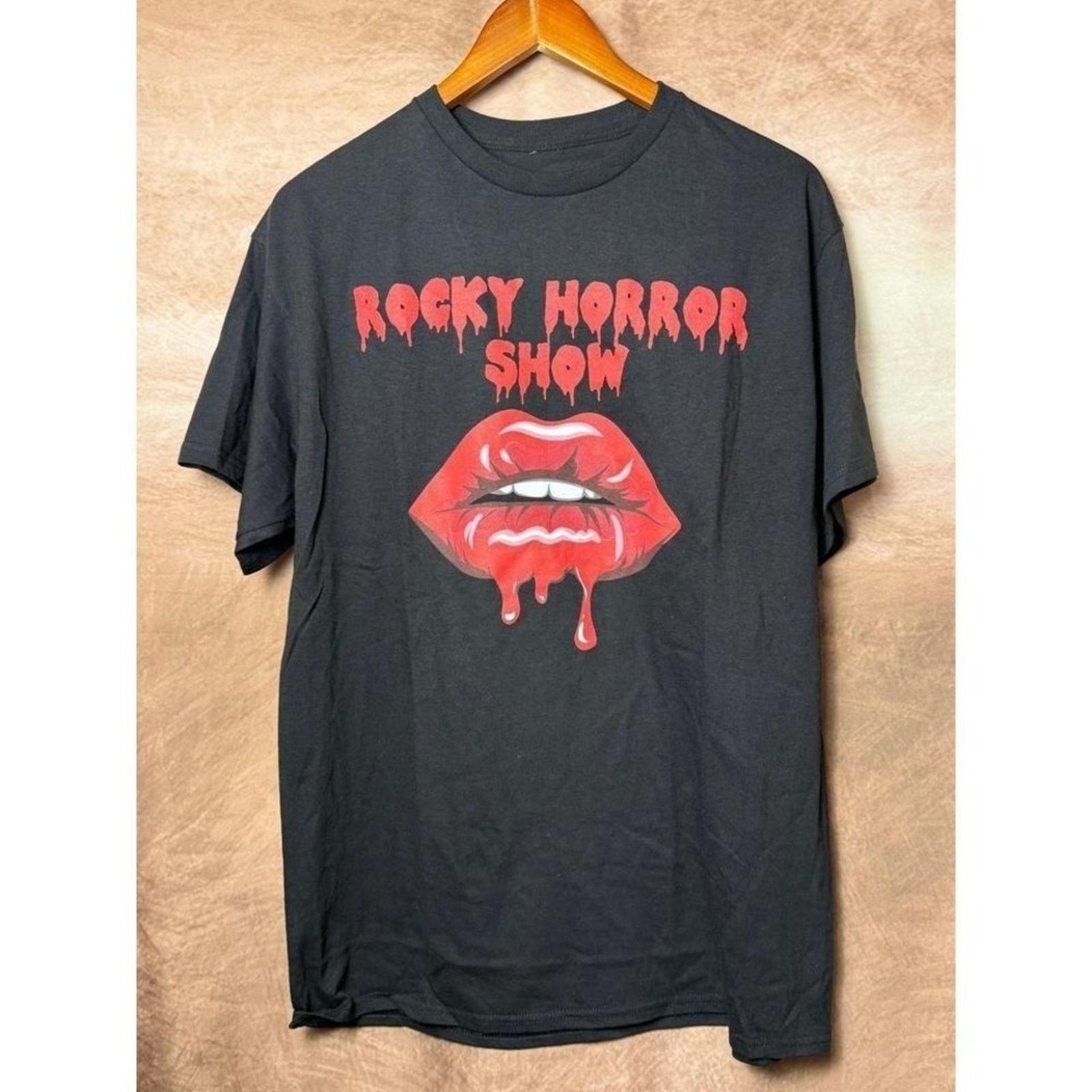 Other Rocky Horror Show Lips Graphic T-Shirt Black Size Large NWT Size US L / EU 52-54 / 3 - 3 Thumbnail