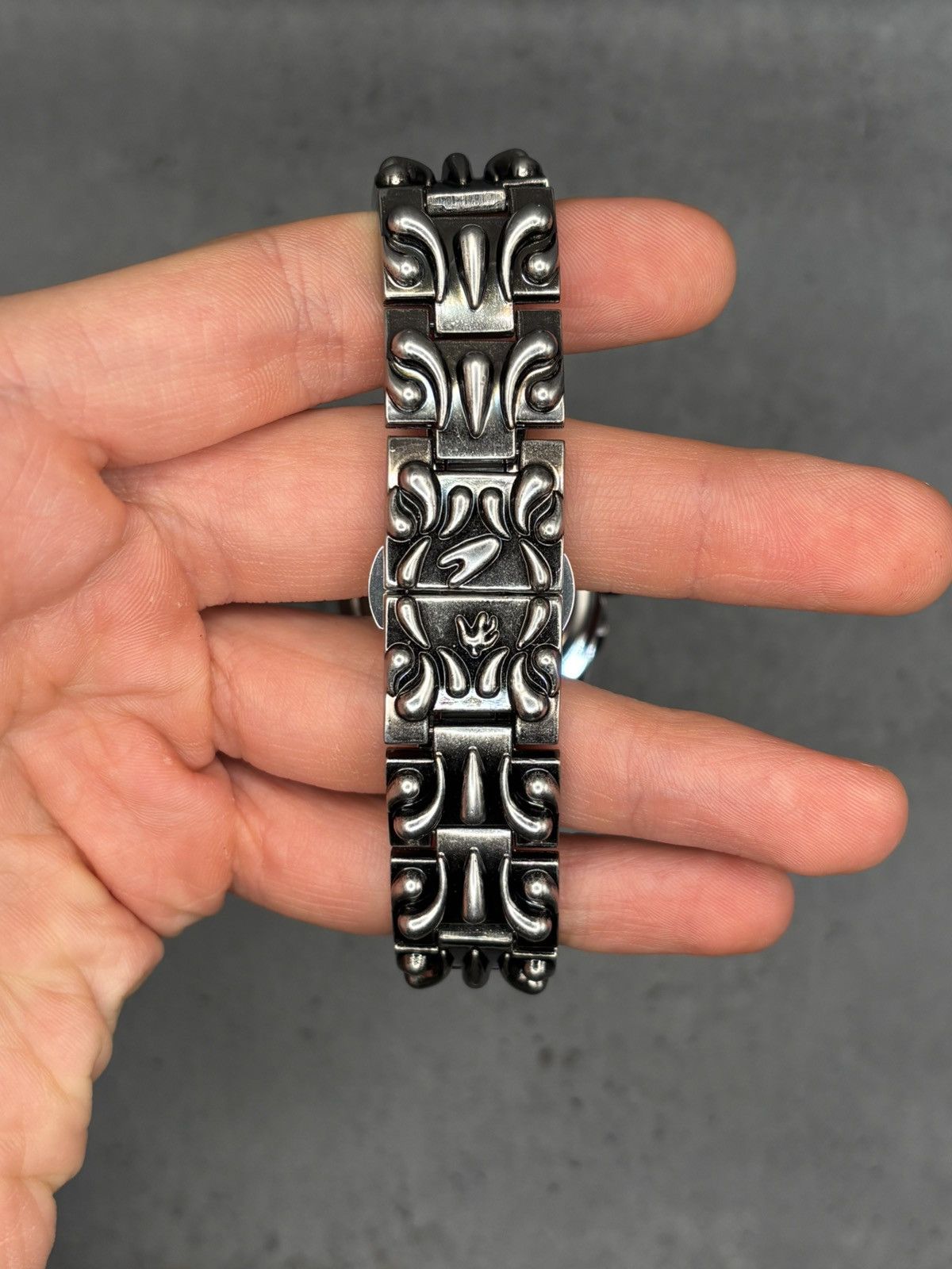 Other Wristwatch Silver Black Vintage Gothic Size ONE SIZE - 6 Thumbnail
