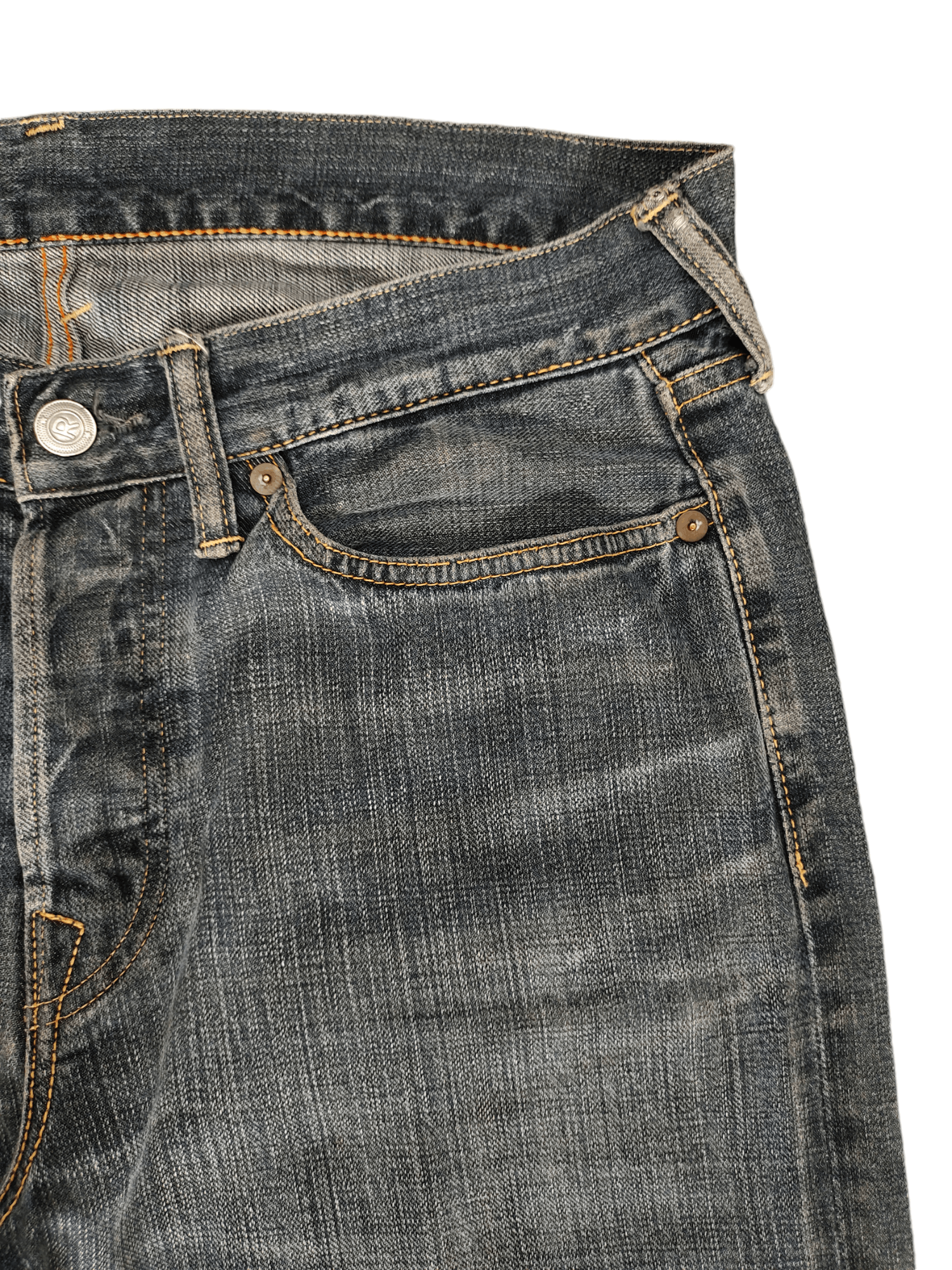 Hysteric Glamour × Undercover Loose Jeans 45rpm Japan Clawmark Faded Denim Pants Size US 30 / EU 46 - 4 Thumbnail