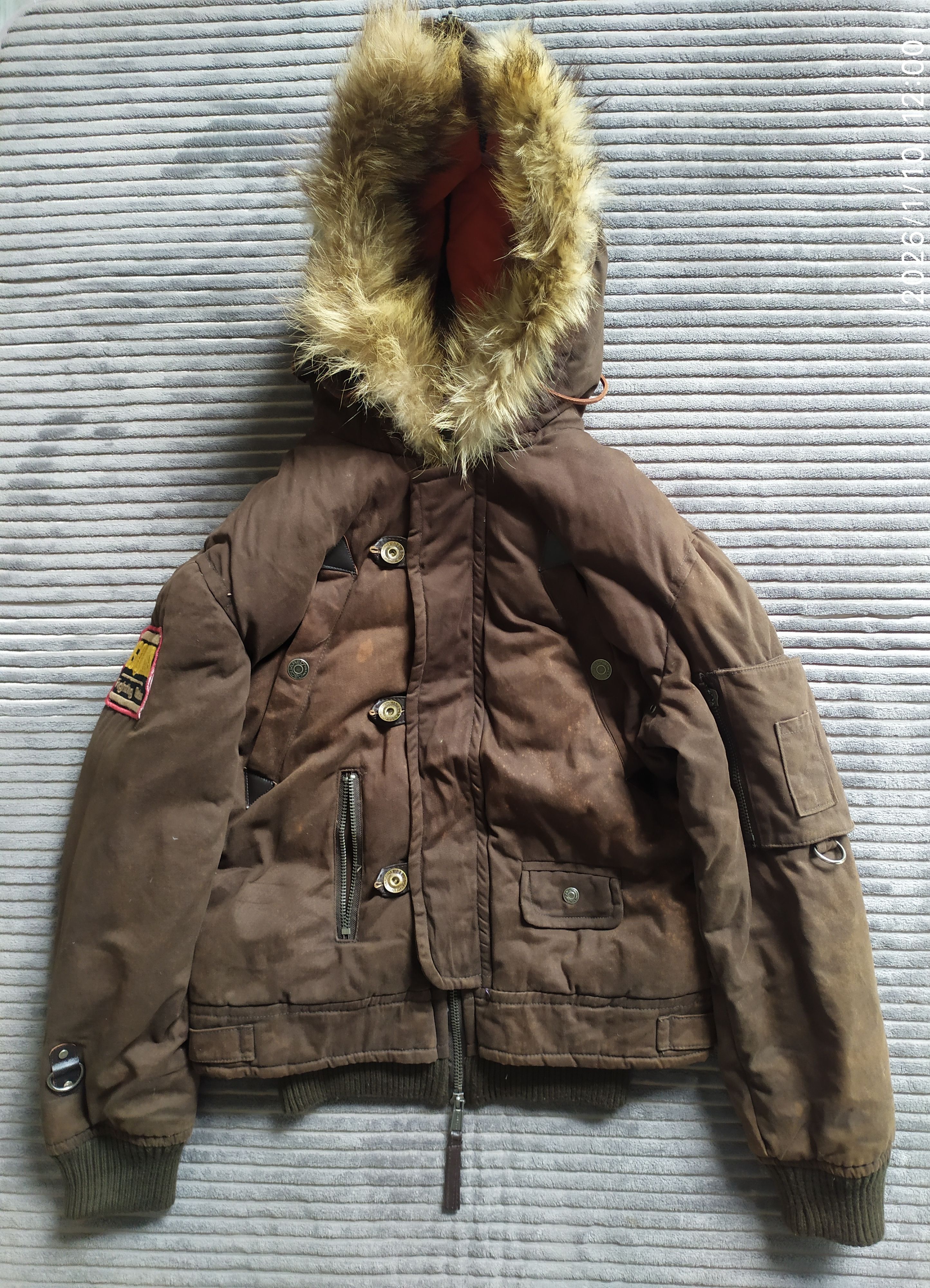 Dsquared2 Dsquared2 Fightin Dude Hooded Fur Jacket Size US M / EU 48-50 / 2 - 1 Thumbnail