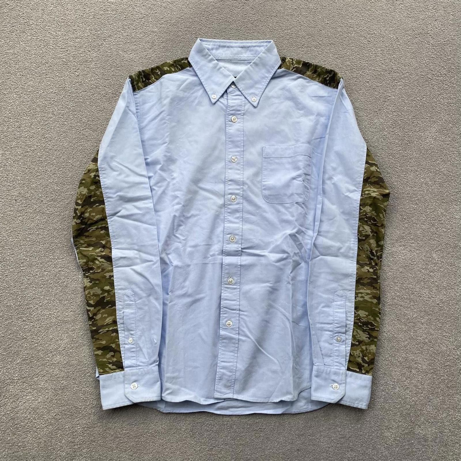 Visvim Sophnet Japan Button Up Camo Patchwork Shirt Size US M / EU 48-50 / 2 - 1 Thumbnail