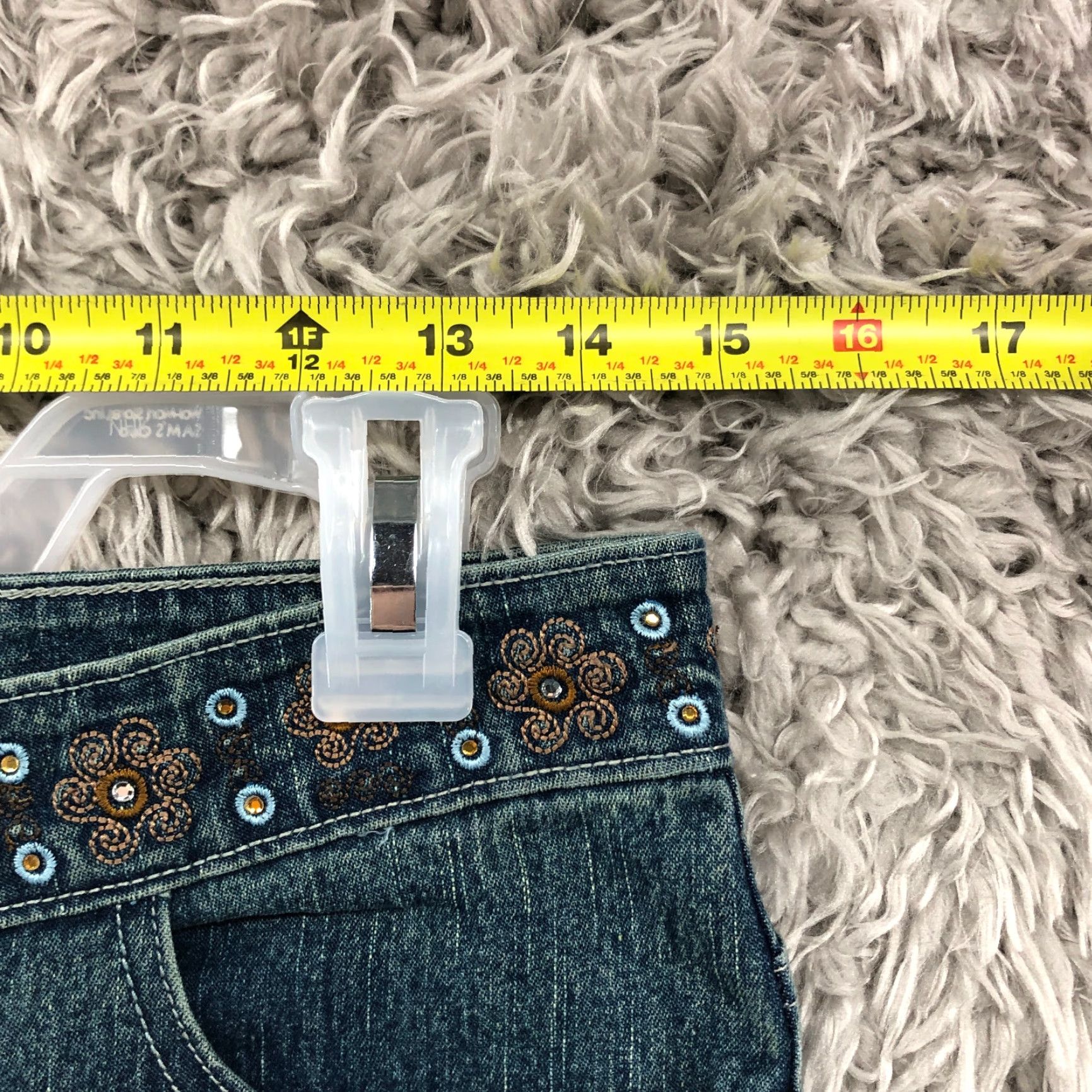 Denime Cosmopolitan Jeans Female Regular Dark Wash Blue Denim Mid Rise 8 - 5-Pocket Bootcut Cotton Pants Womens Size 8 Blue Size 30" / US 8 / IT 44 - 2 Thumbnail
