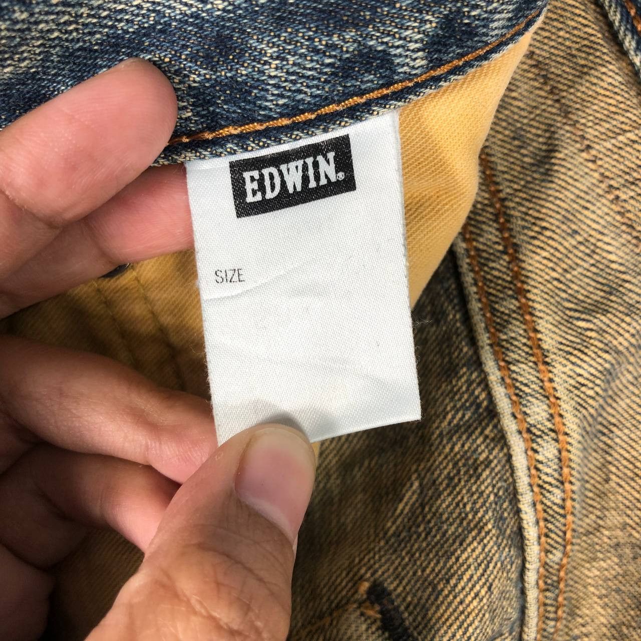 Edwin × Jean × Vintage Vintage Edwin 505x Selvedge Distressed Jeans Size US 29 - 12 Thumbnail