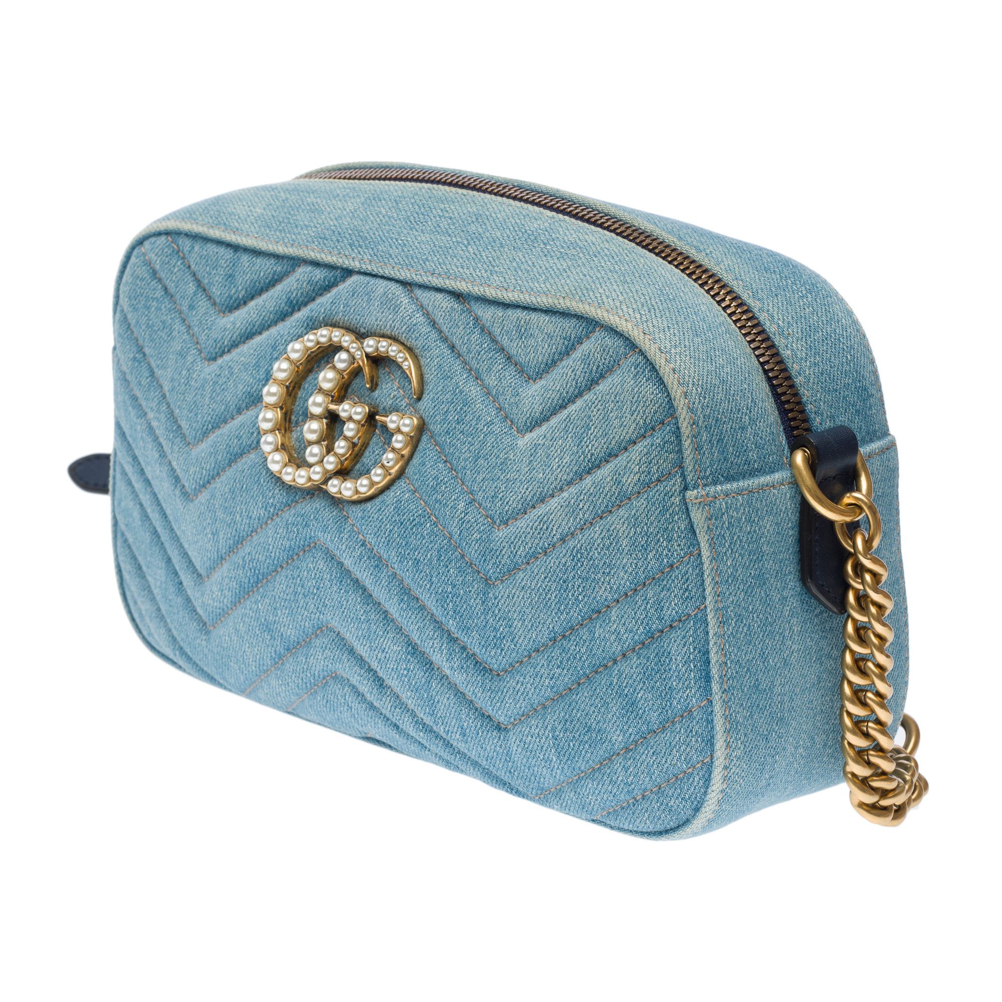 Gucci GUCCI Marmont in Blue Denim Size ONE SIZE - 5 Thumbnail